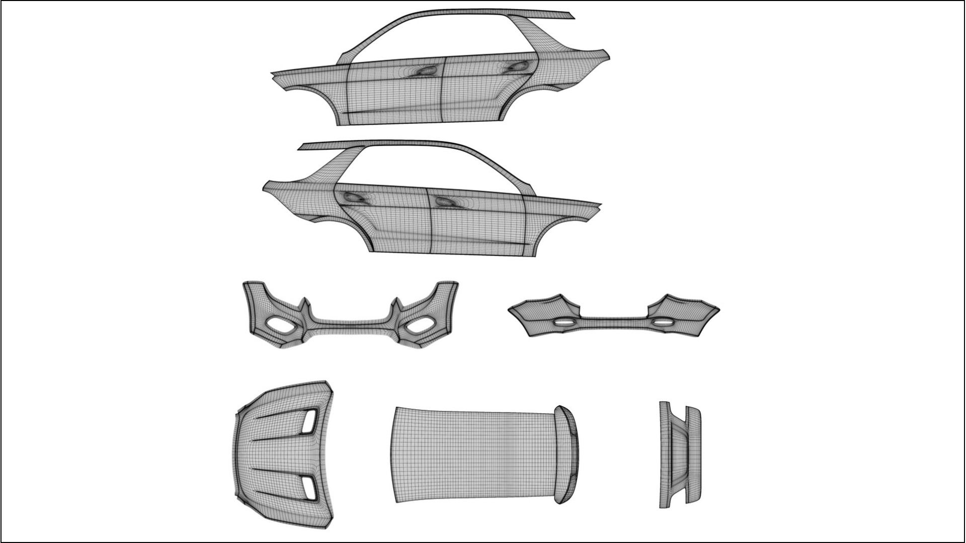 Mercedes M class W166 Filme de Proteção de Pintura TPU | CINDER PPF de Mudança de Cor – Kit Completo Pré-Cortado 2