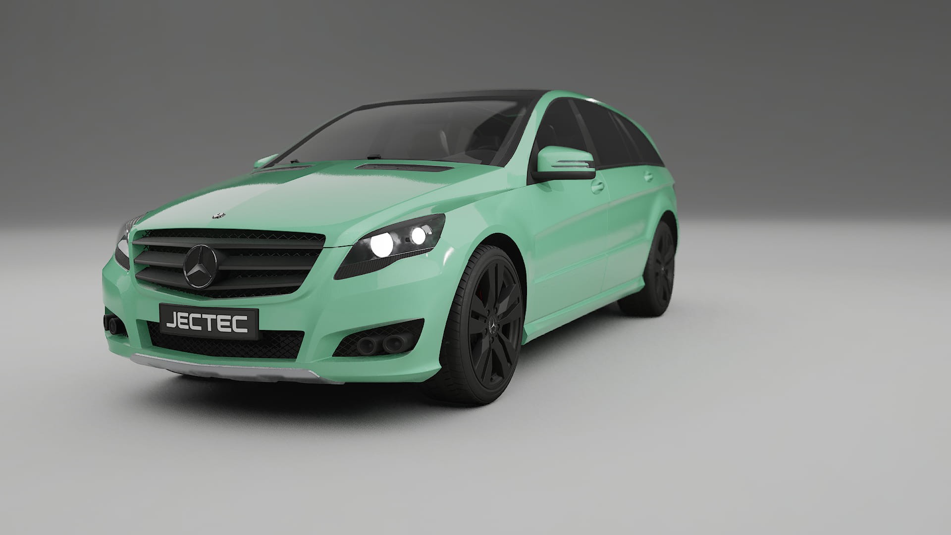 Mercedes R class W251 facelift LCI Filme de Proteção de Pintura TPU | DUSTY PPF de Mudança de Cor – Kit Completo Pré-Corta
