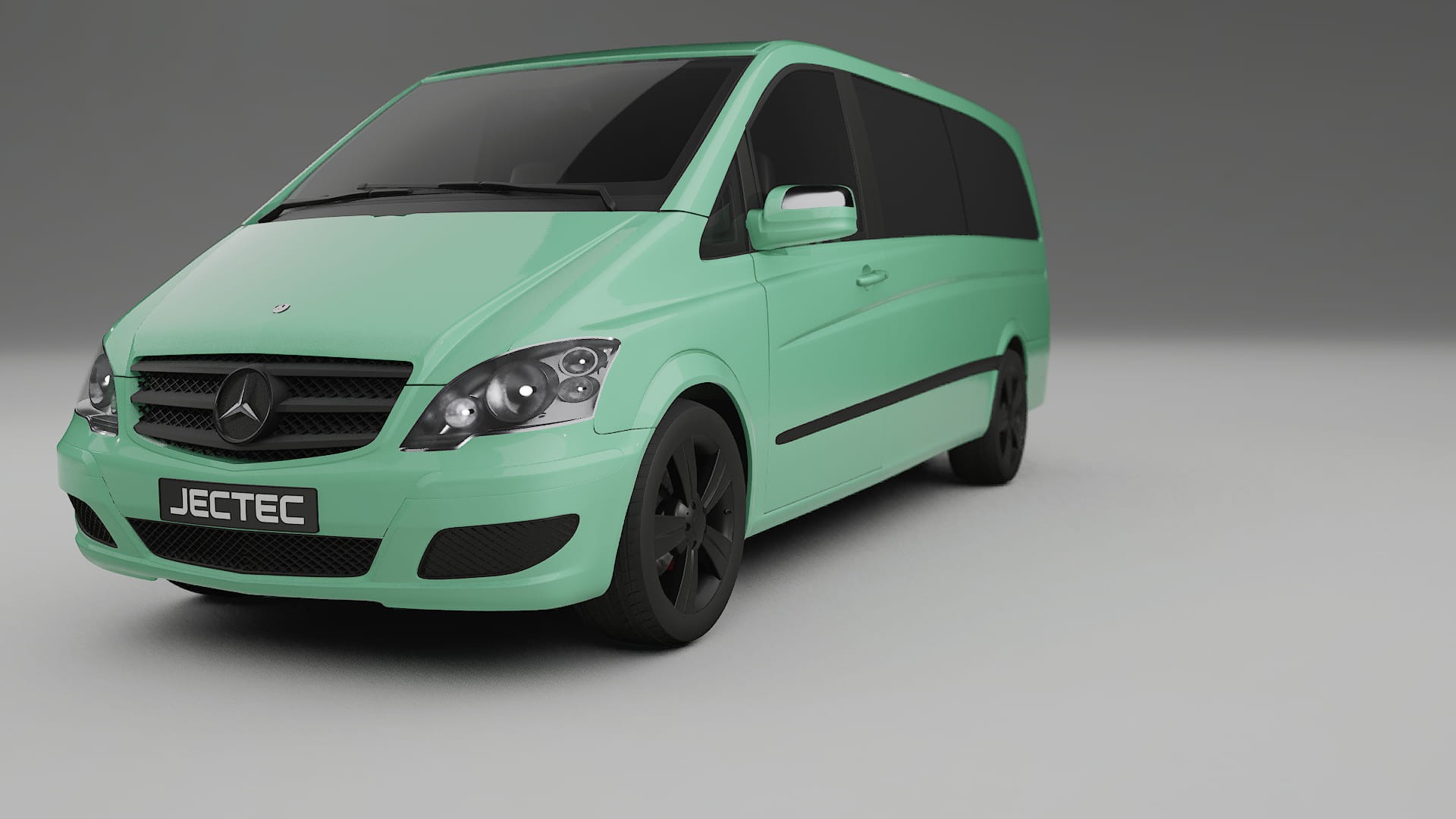 Mercedes Viano Extralong W439 Facelift LCI Filme de Proteção de Pintura TPU | DUSTY PPF de Mudança de Cor – Kit Completo Pr