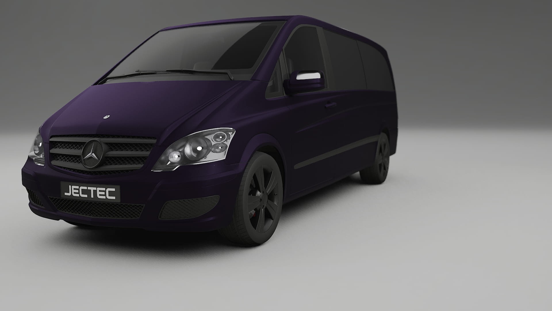Mercedes Viano Extralong W439 Facelift LCI Filme de Proteção de Pintura TPU | VIOLET PPF de Mudança de Cor – Kit Completo P