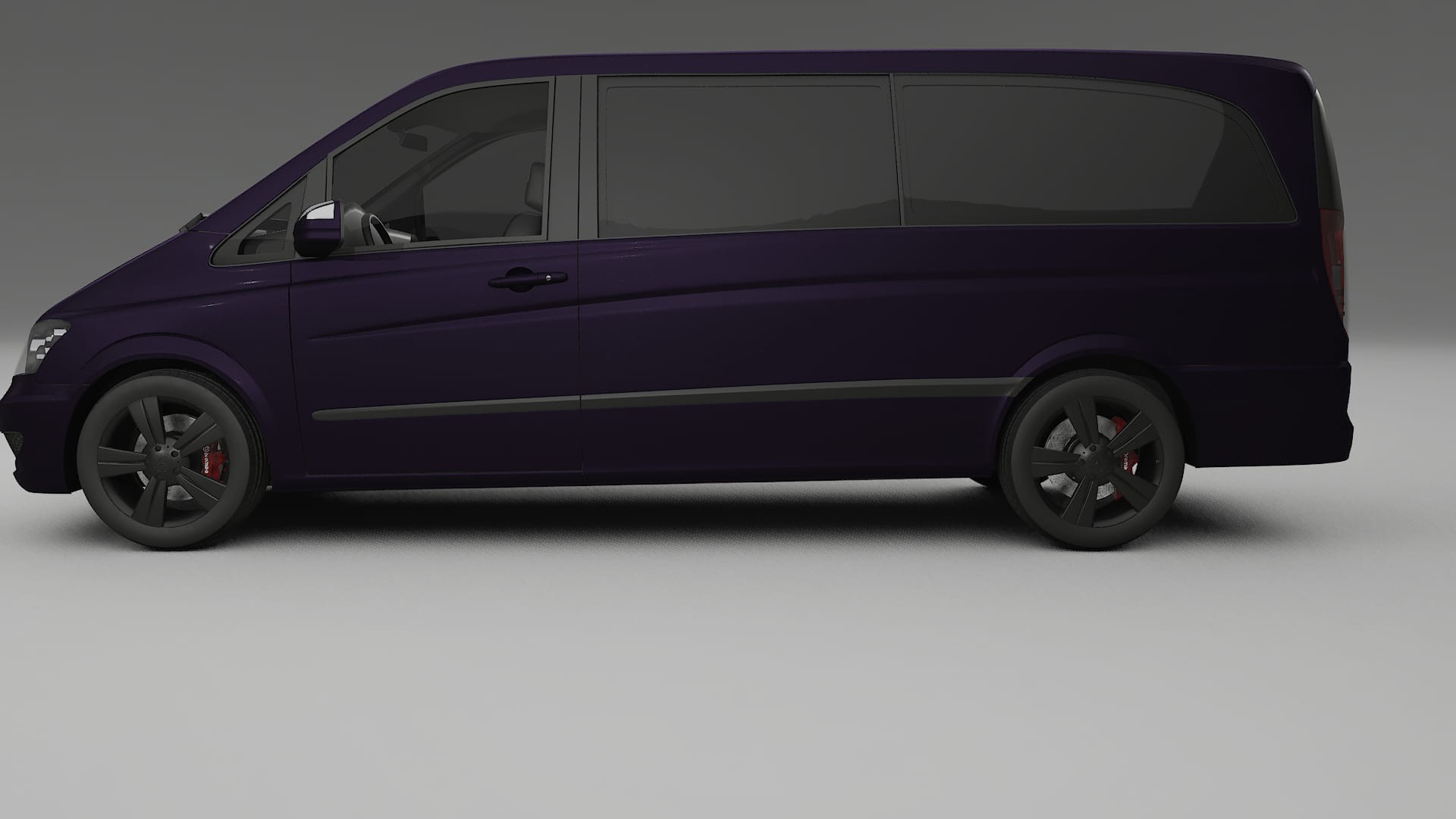 Mercedes Viano Extralong W439 Facelift LCI Filme de Proteção de Pintura TPU | VIOLET PPF de Mudança de Cor – Kit Completo P 2