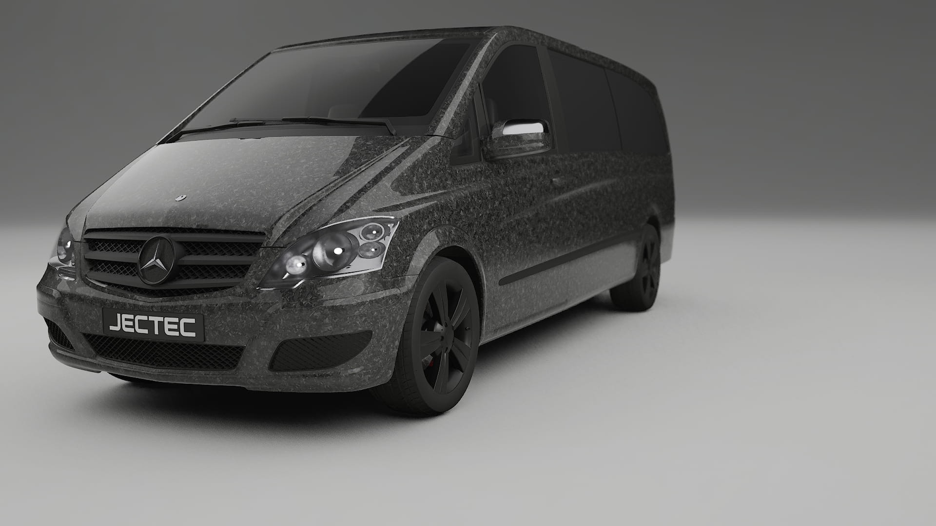 Mercedes Viano Extralong W439 Facelift LCI Filme de Proteção de Pintura TPU | FORGED S PPF de Mudança de Cor – Kit Completo