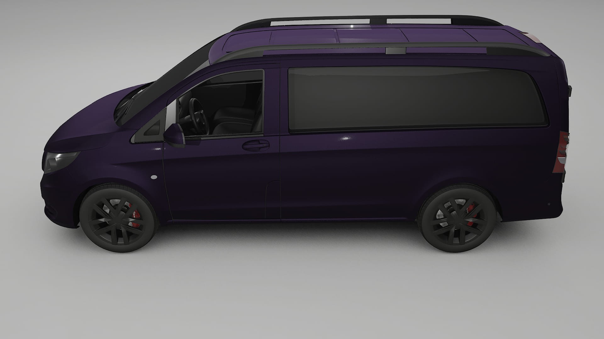 Mercedes Vito Short W447 prefacelift pre LCI Filme de Proteção de Pintura TPU | VIOLET PPF de Mudança de Cor – Kit Completo