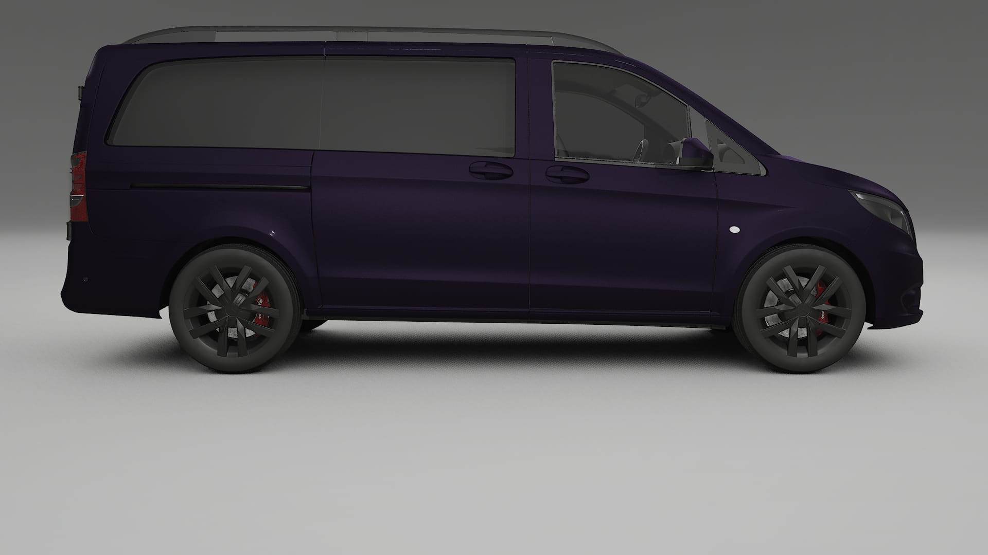 Mercedes Vito Short W447 prefacelift pre LCI Filme de Proteção de Pintura TPU | VIOLET PPF de Mudança de Cor – Kit Completo