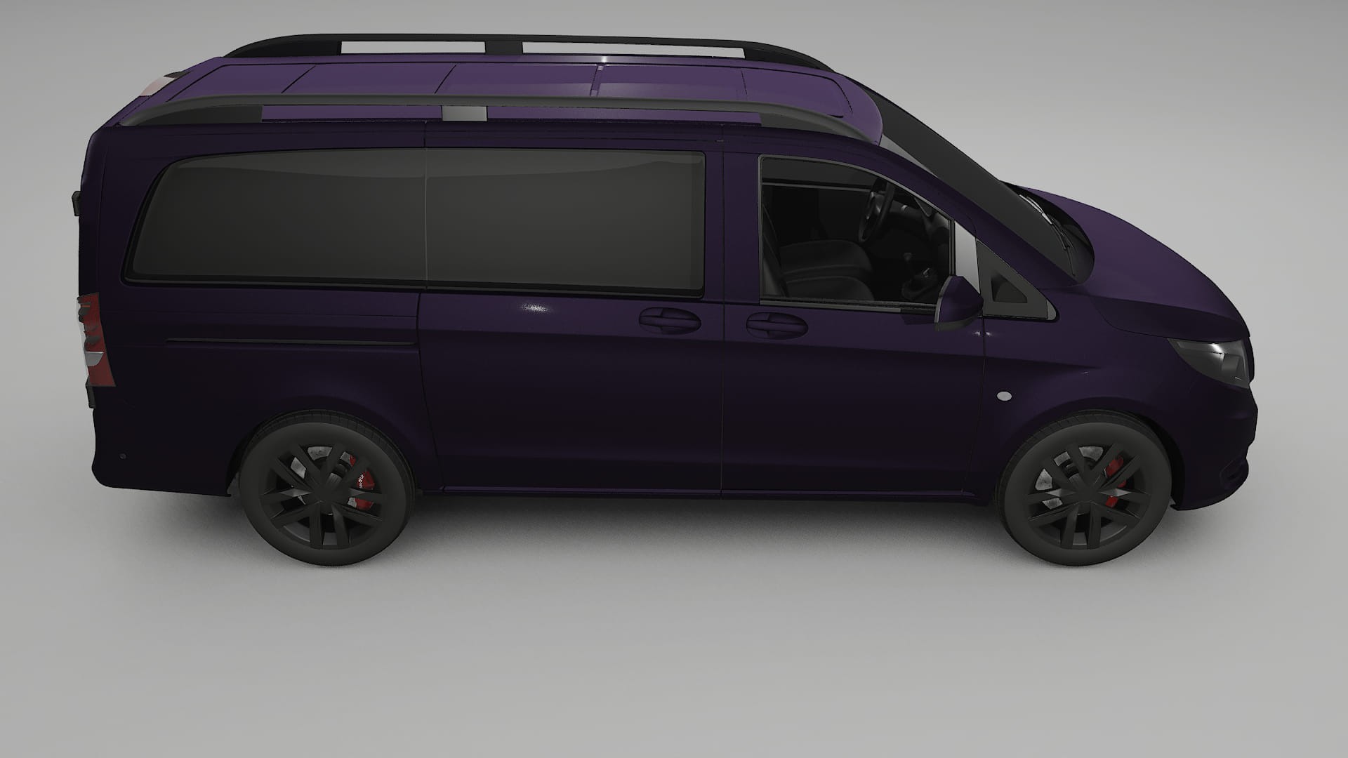 Mercedes Vito Short W447 prefacelift pre LCI Filme de Proteção de Pintura TPU | VIOLET PPF de Mudança de Cor – Kit Completo