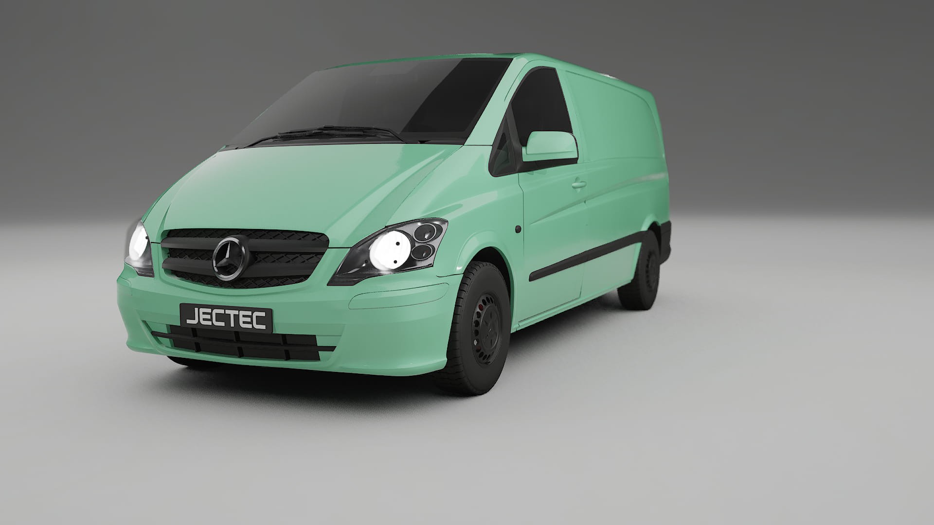 Mercedes Vito Short W639 facelift LCI Filme de Proteção de Pintura TPU | DUSTY PPF de Mudança de Cor – Kit Completo Pré-Co