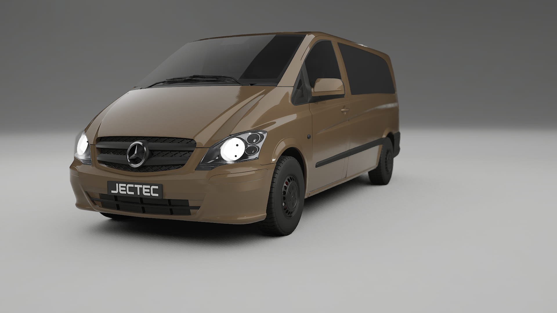 Mercedes Vito Short W639 facelift LCI Filme de Proteção de Pintura TPU | SAHARA PPF de Mudança de Cor – Kit Completo Pré-C