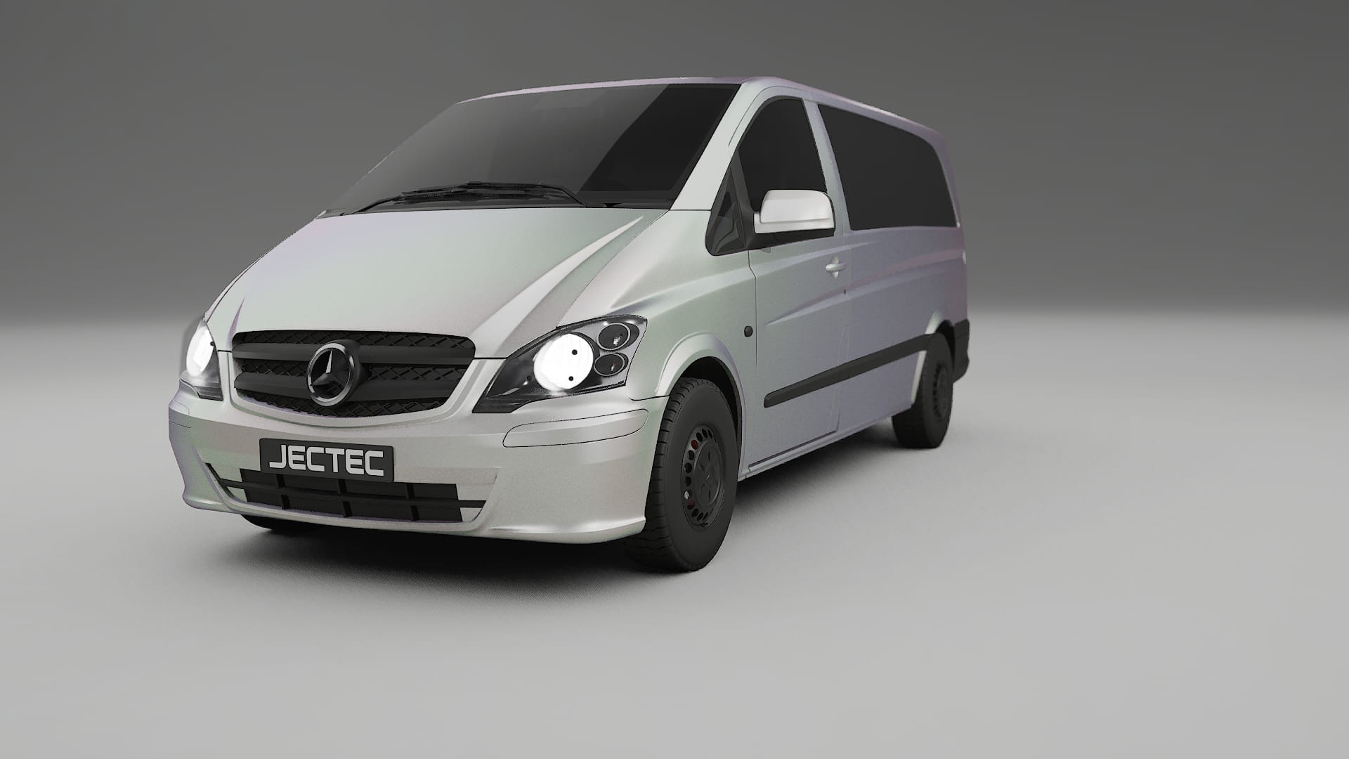 Mercedes Vito Short W639 facelift LCI Filme de Proteção de Pintura TPU | NEBULA PPF de Mudança de Cor – Kit Completo Pré-C
