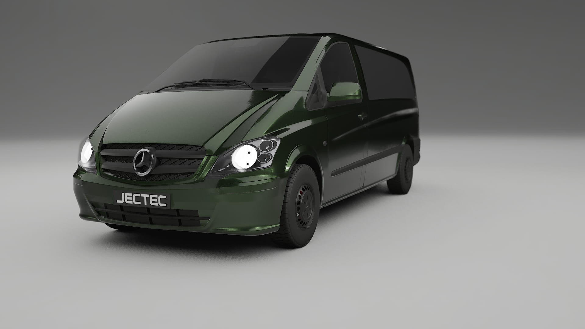 Mercedes Vito Short W639 facelift LCI Filme de Proteção de Pintura TPU | LAGOON PPF de Mudança de Cor – Kit Completo Pré-C