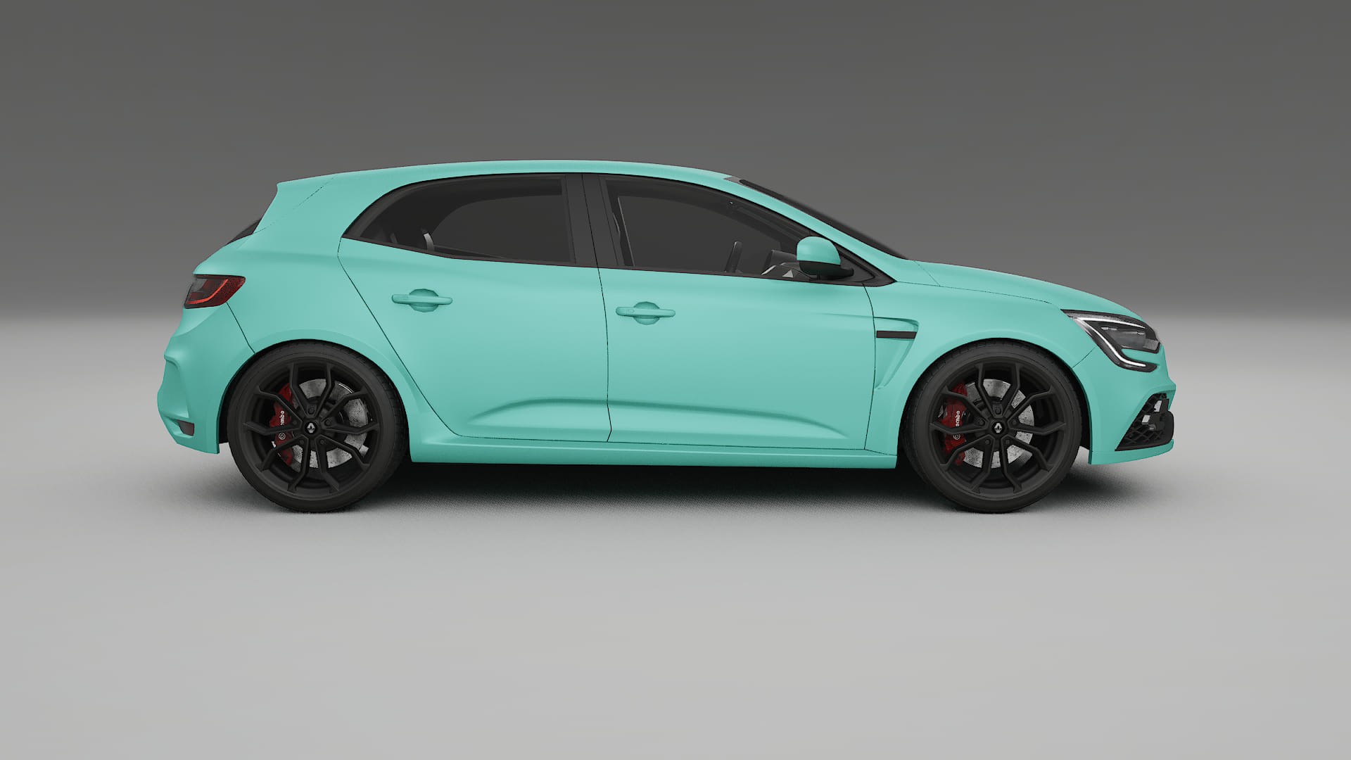 Renault Megane RS IV Filme de Proteção de Pintura TPU | FROST PPF de Mudança de Cor – Kit Completo Pré-Cortado