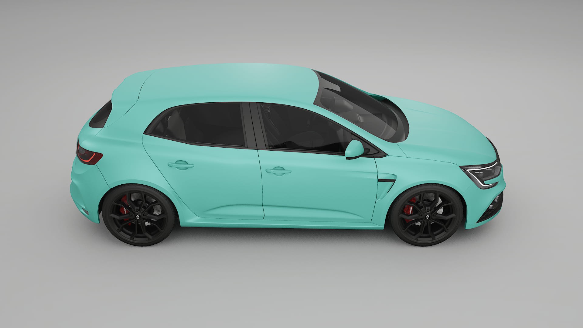 Renault Megane RS IV Filme de Proteção de Pintura TPU | FROST PPF de Mudança de Cor – Kit Completo Pré-Cortado