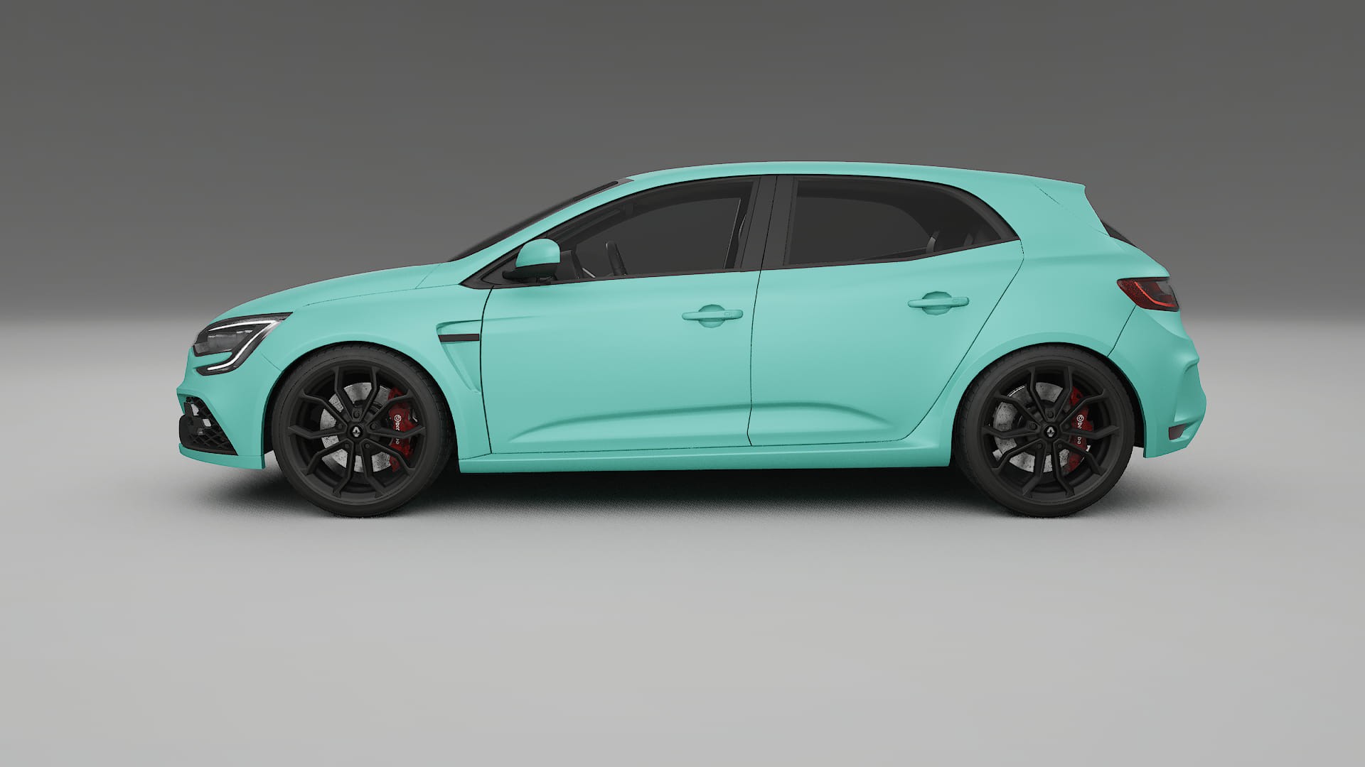 Renault Megane RS IV Filme de Proteção de Pintura TPU | FROST PPF de Mudança de Cor – Kit Completo Pré-Cortado