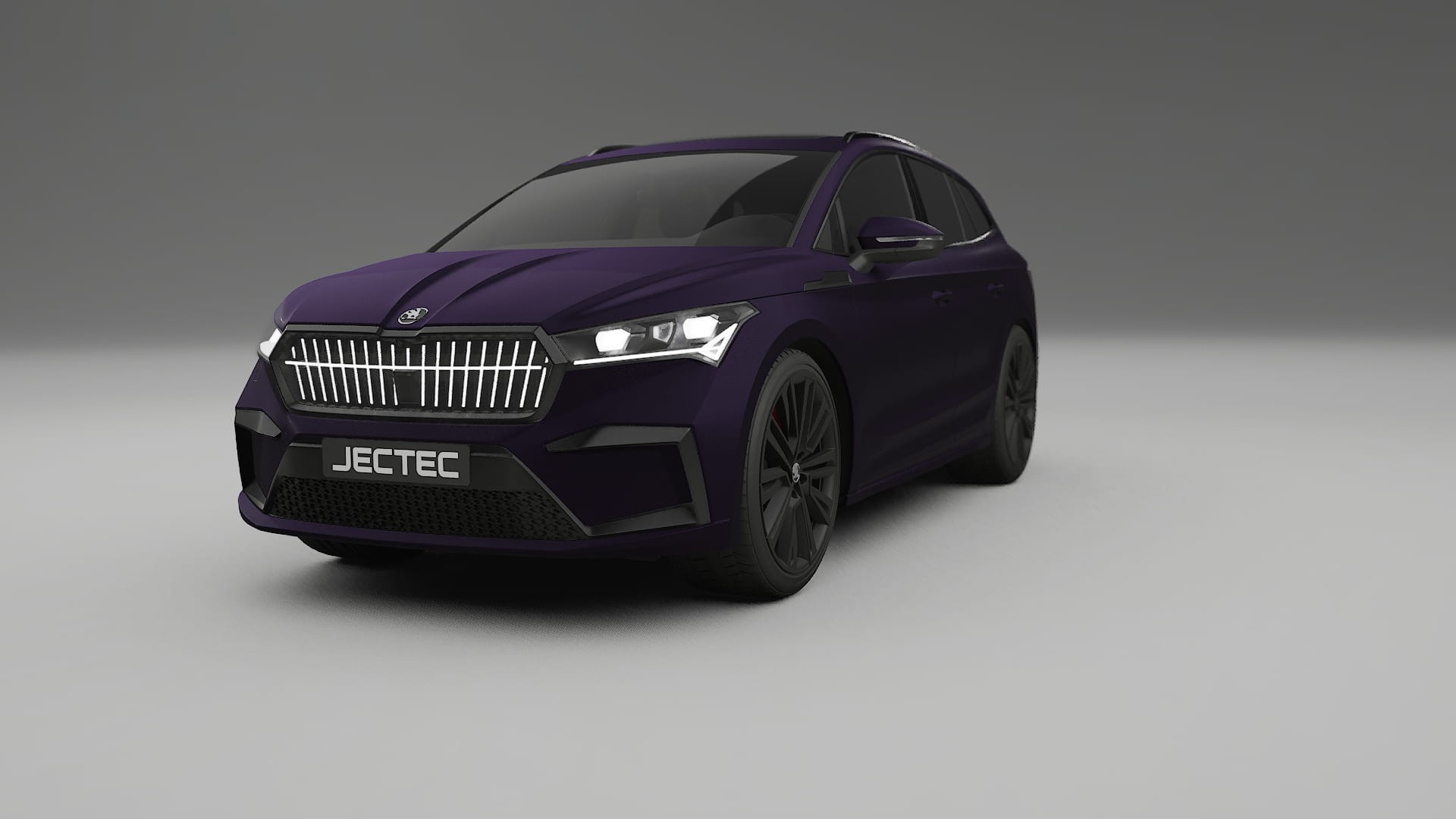 Škoda Enyaq MEB Filme de Proteção de Pintura TPU | VIOLET PPF de Mudança de Cor – Kit Completo Pré-Cortado