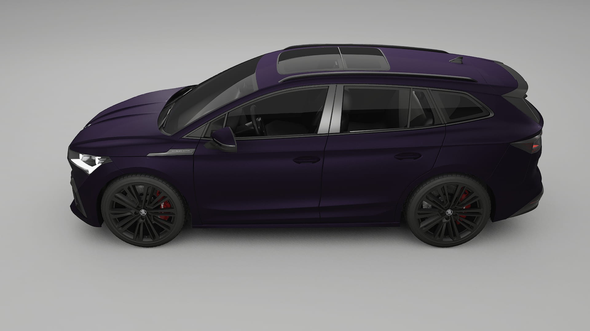 Škoda Enyaq MEB Filme de Proteção de Pintura TPU | VIOLET PPF de Mudança de Cor – Kit Completo Pré-Cortado