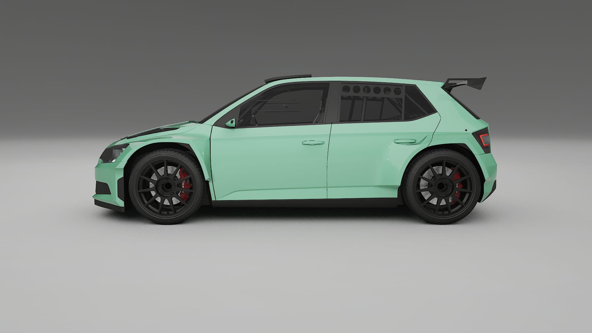Škoda Fabia R5 6V Filme de Proteção de Pintura TPU | DUSTY PPF de Mudança de Cor – Kit Completo Pré-Cortado