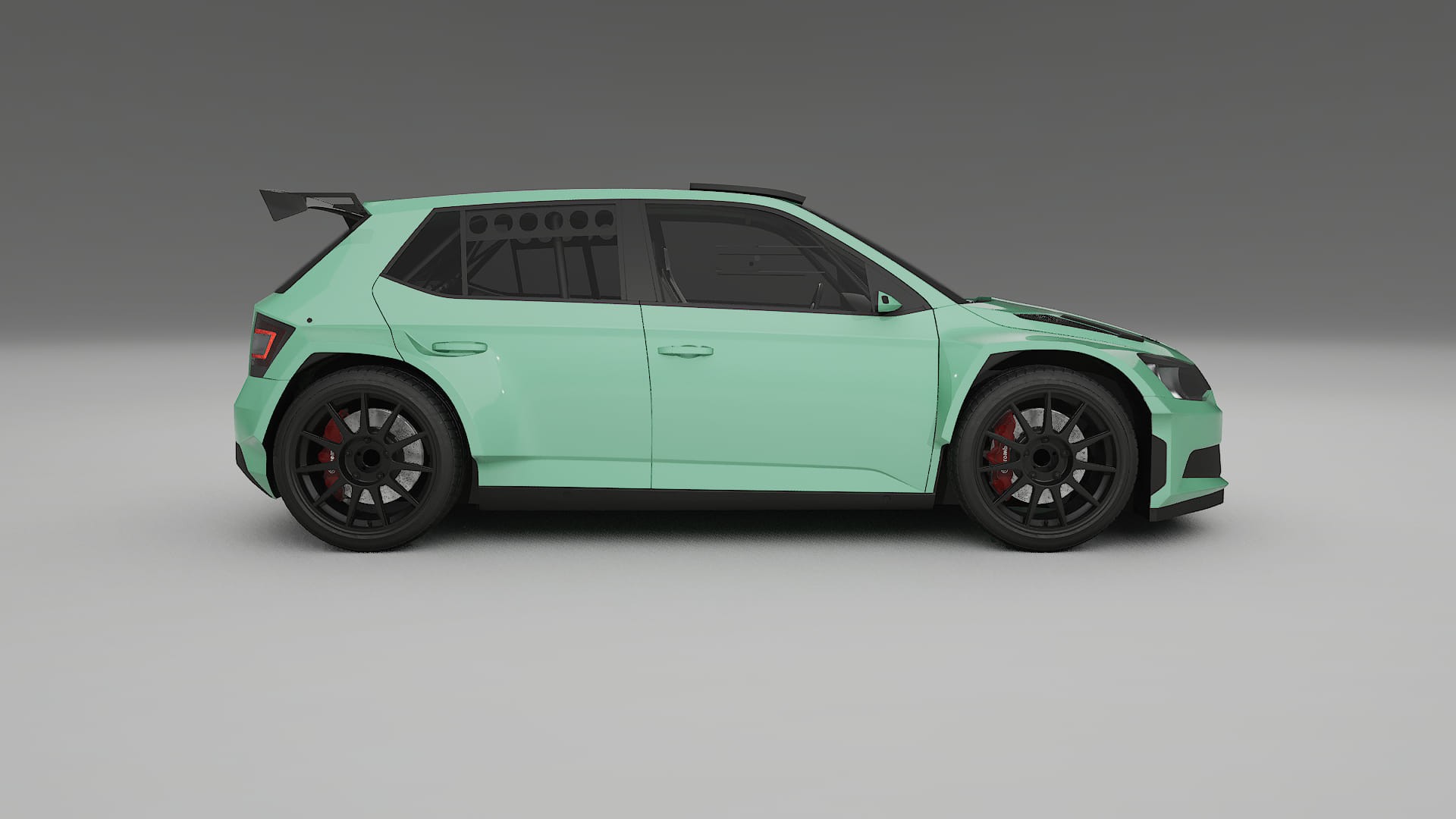 Škoda Fabia R5 6V Filme de Proteção de Pintura TPU | DUSTY PPF de Mudança de Cor – Kit Completo Pré-Cortado