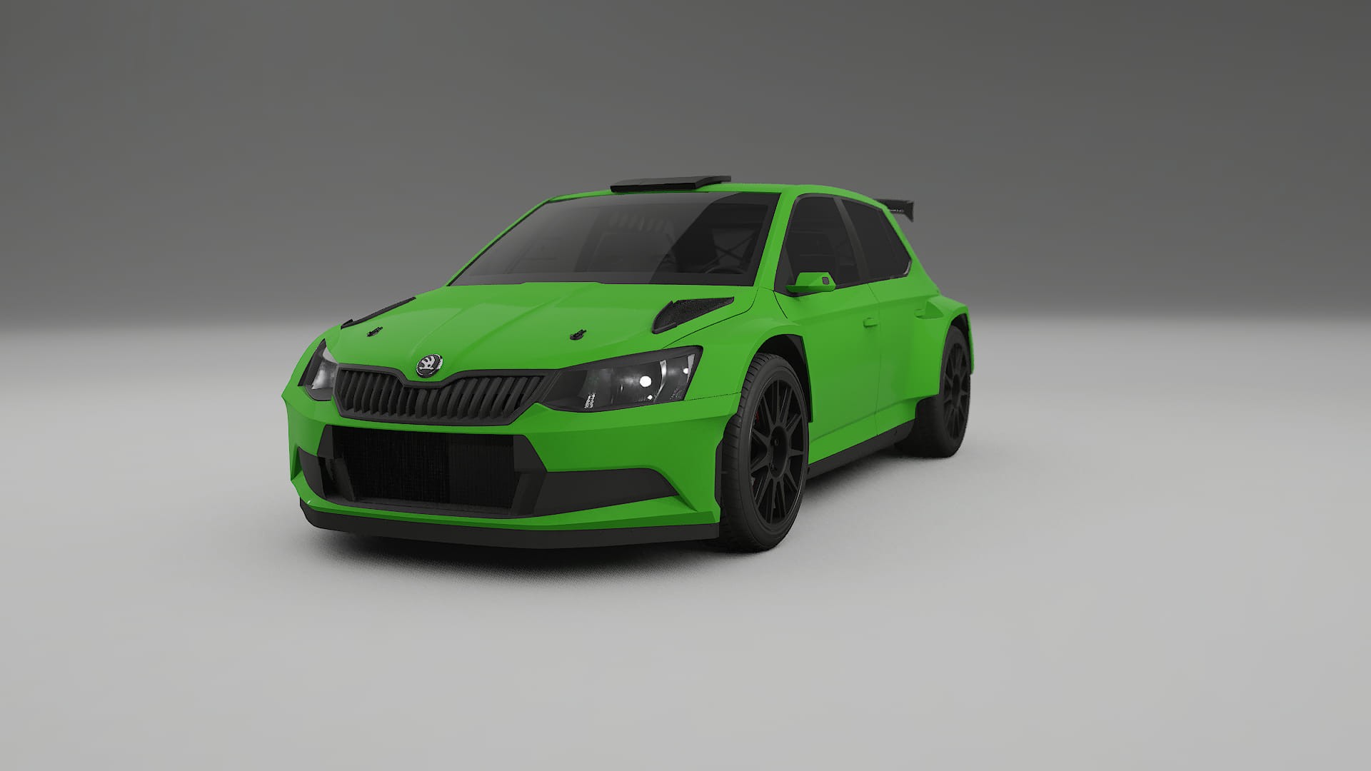 Škoda Fabia R5 6V Filme de Proteção de Pintura TPU | VENOM PPF de Mudança de Cor – Kit Completo Pré-Cortado
