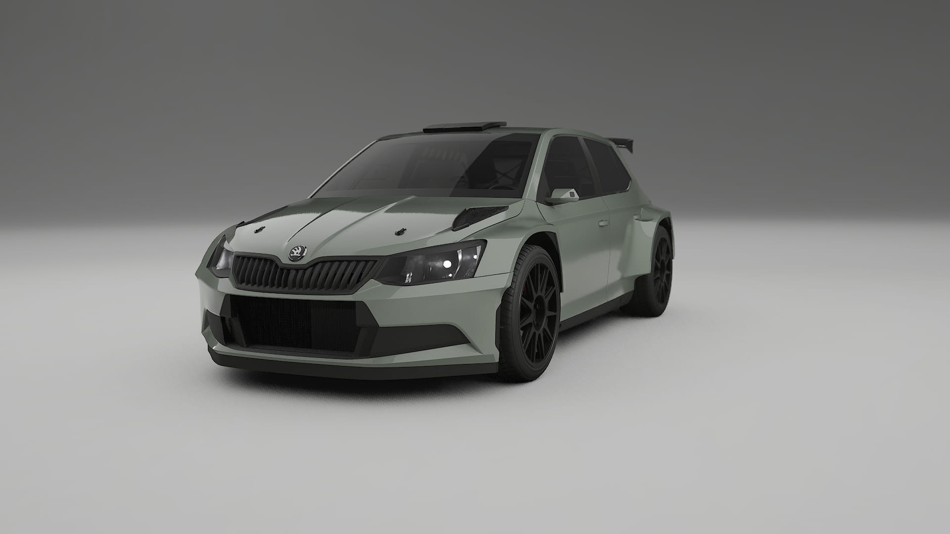 Škoda Fabia R5 6V Filme de Proteção de Pintura TPU | SLATE PPF de Mudança de Cor – Kit Completo Pré-Cortado