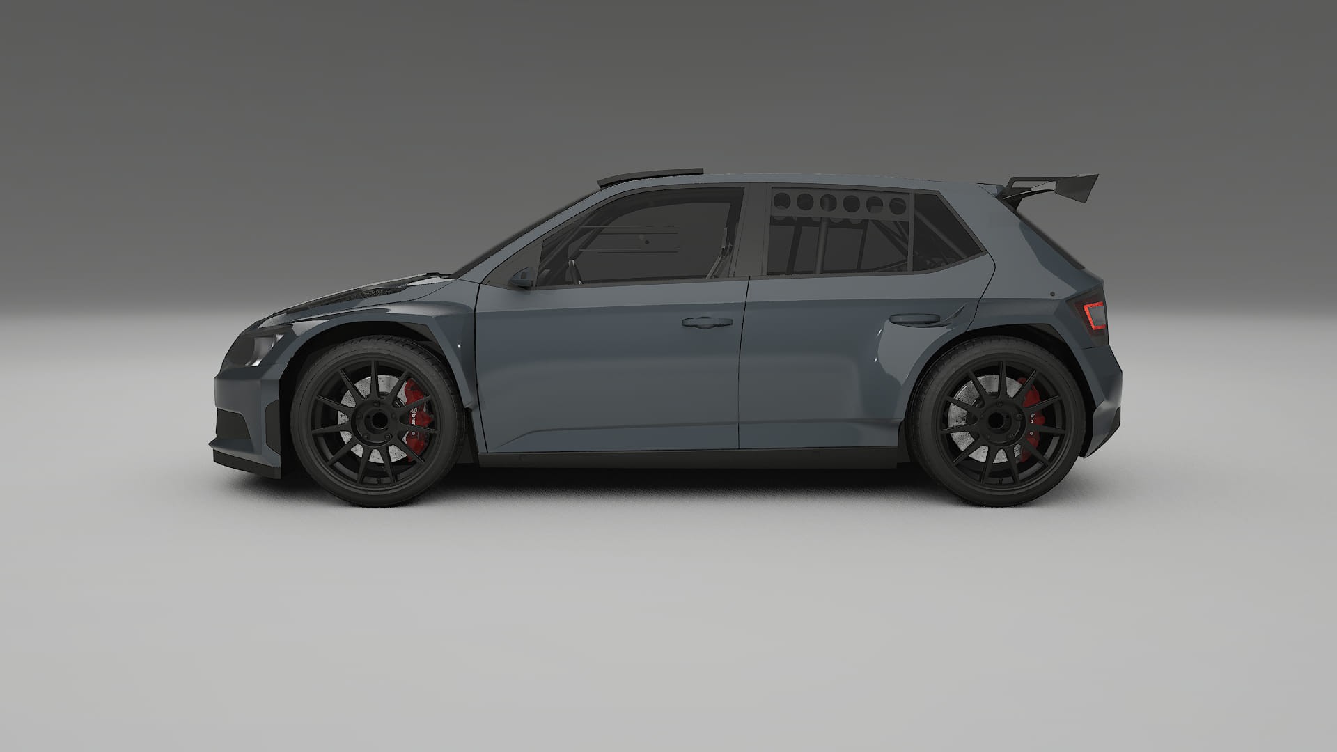 Škoda Fabia R5 6V Filme de Proteção de Pintura TPU | GRANITE PPF de Mudança de Cor – Kit Completo Pré-Cortado