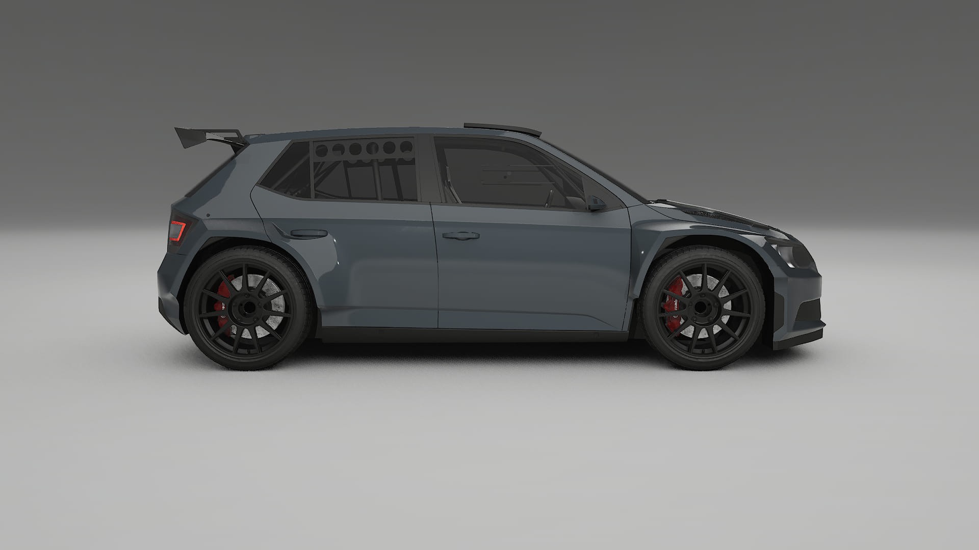 Škoda Fabia R5 6V Filme de Proteção de Pintura TPU | GRANITE PPF de Mudança de Cor – Kit Completo Pré-Cortado