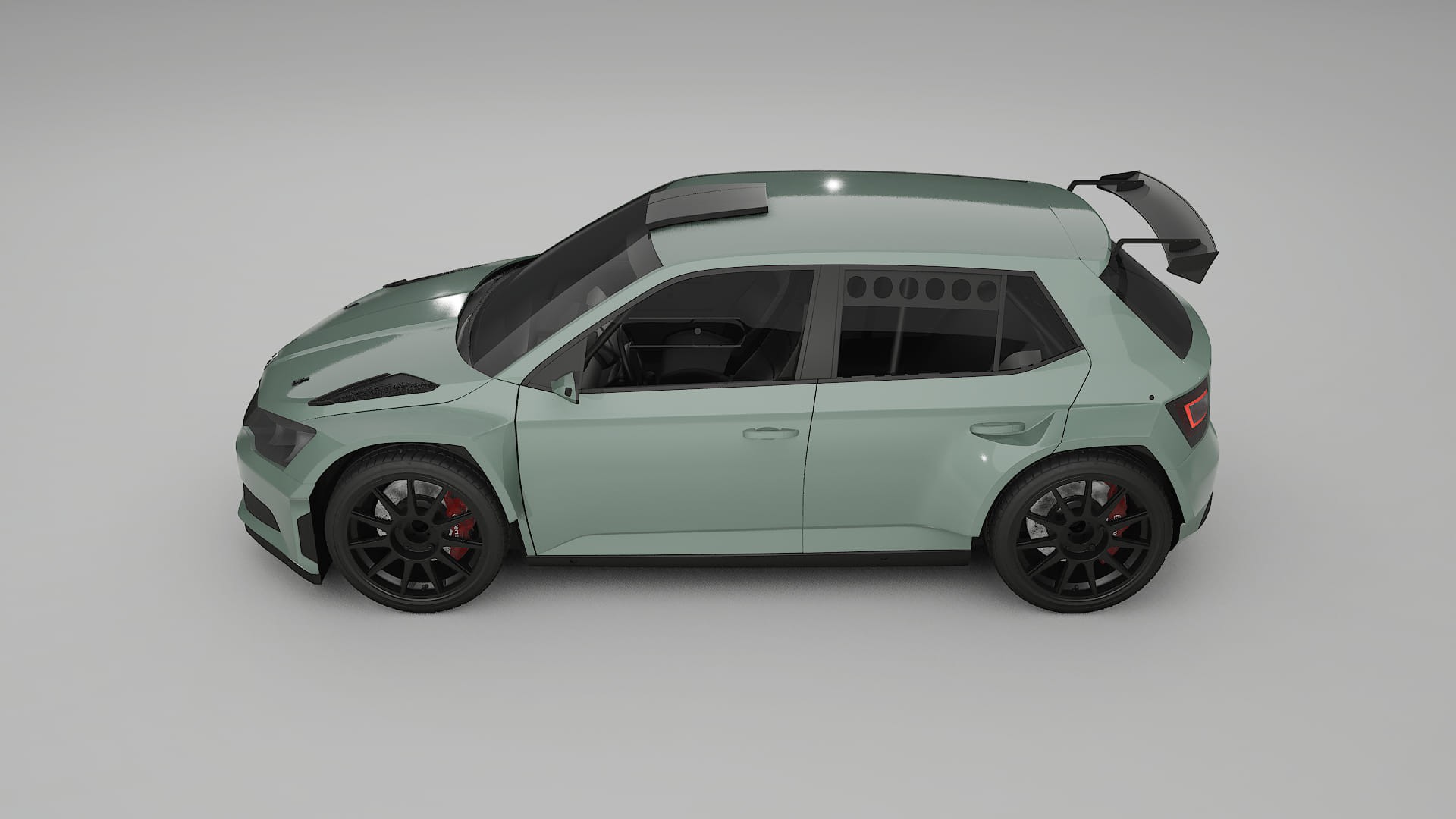 Škoda Fabia R5 6V Filme de Proteção de Pintura TPU | CINDER PPF de Mudança de Cor – Kit Completo Pré-Cortado