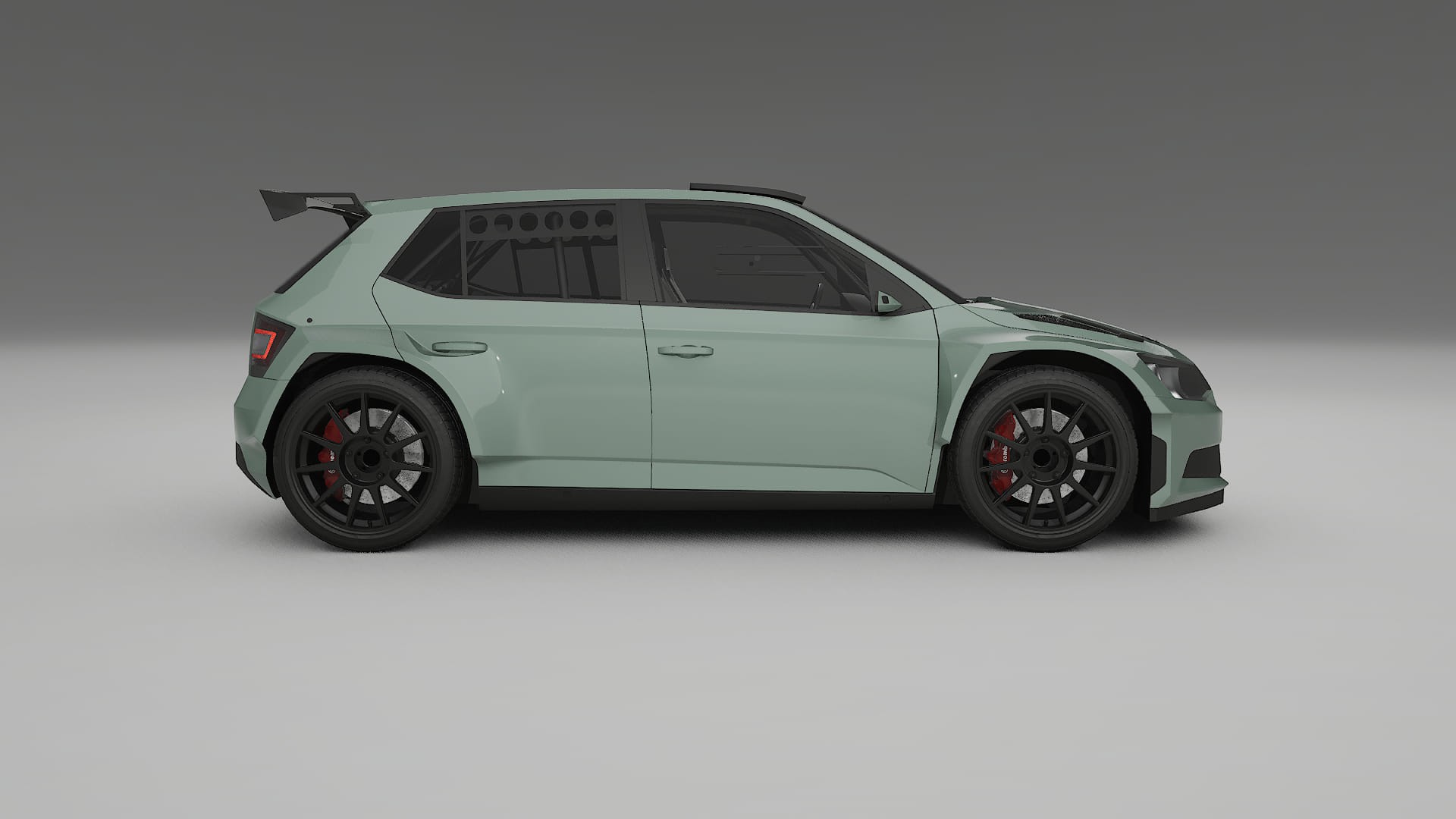 Škoda Fabia R5 6V Filme de Proteção de Pintura TPU | CINDER PPF de Mudança de Cor – Kit Completo Pré-Cortado