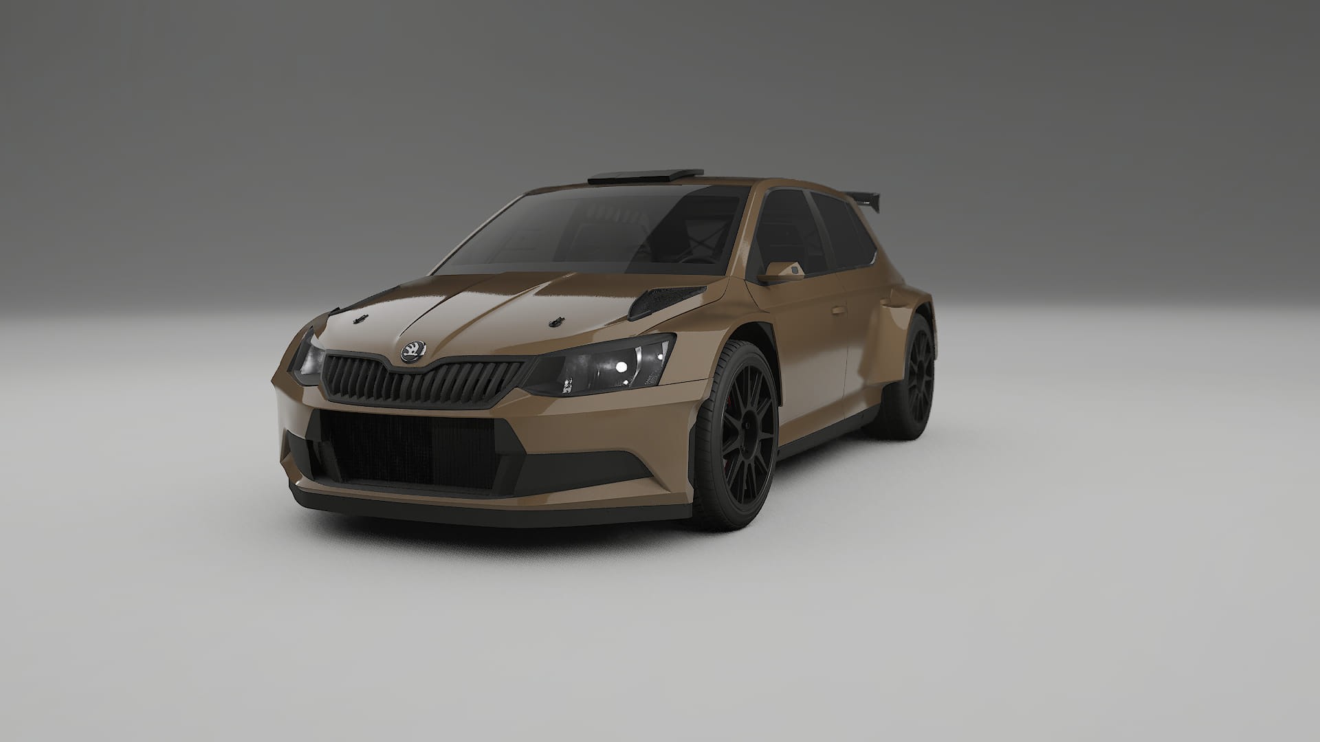 Škoda Fabia R5 6V Filme de Proteção de Pintura TPU | SAHARA PPF de Mudança de Cor – Kit Completo Pré-Cortado