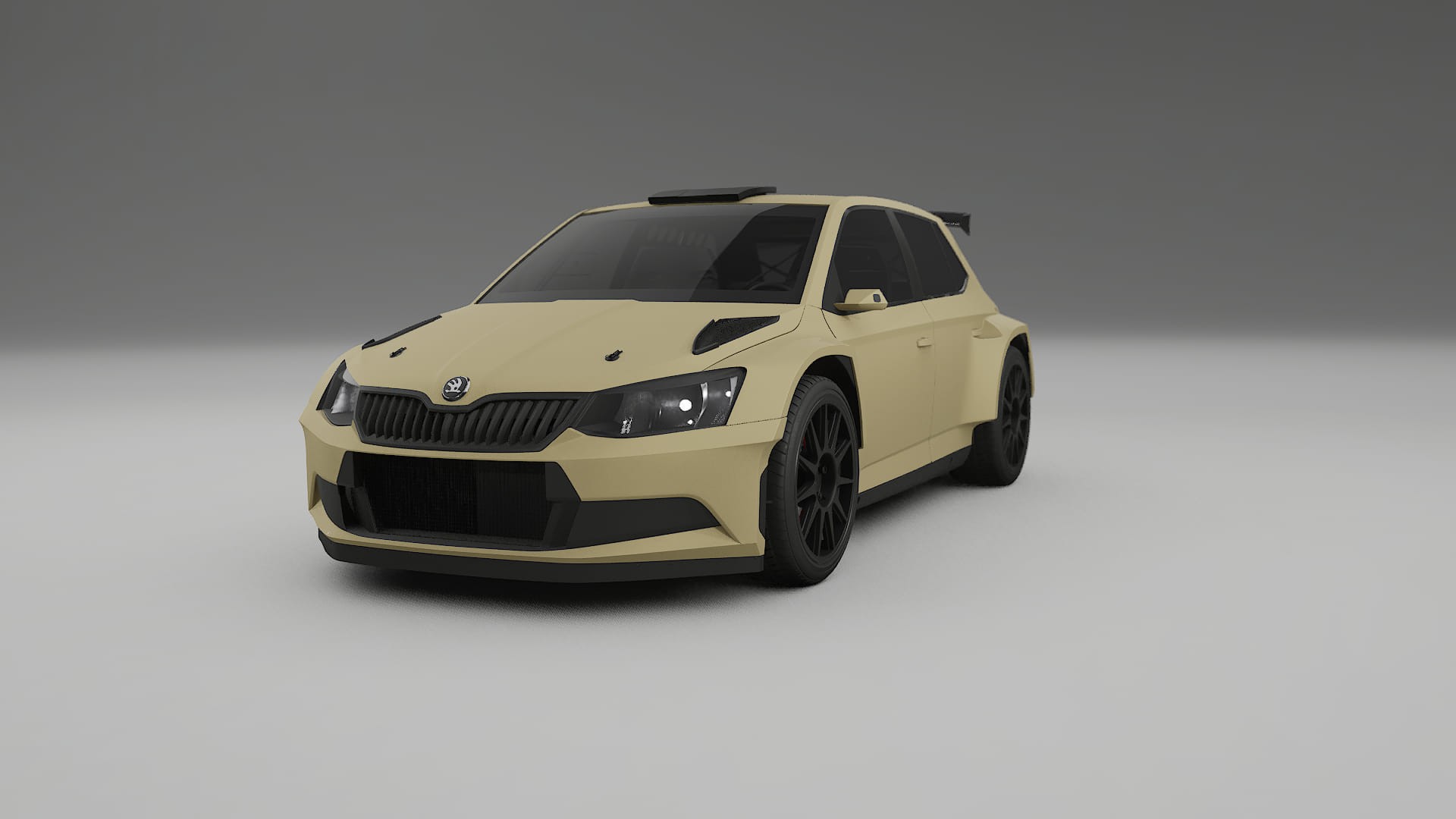 Škoda Fabia R5 6V Filme de Proteção de Pintura TPU | SAND PPF de Mudança de Cor – Kit Completo Pré-Cortado