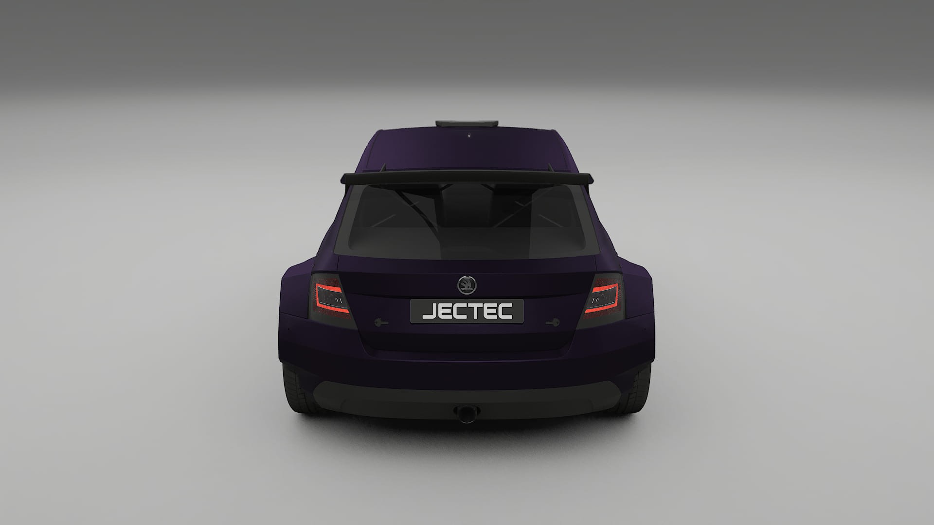 Škoda Fabia R5 6V Filme de Proteção de Pintura TPU | VIOLET PPF de Mudança de Cor – Kit Completo Pré-Cortado