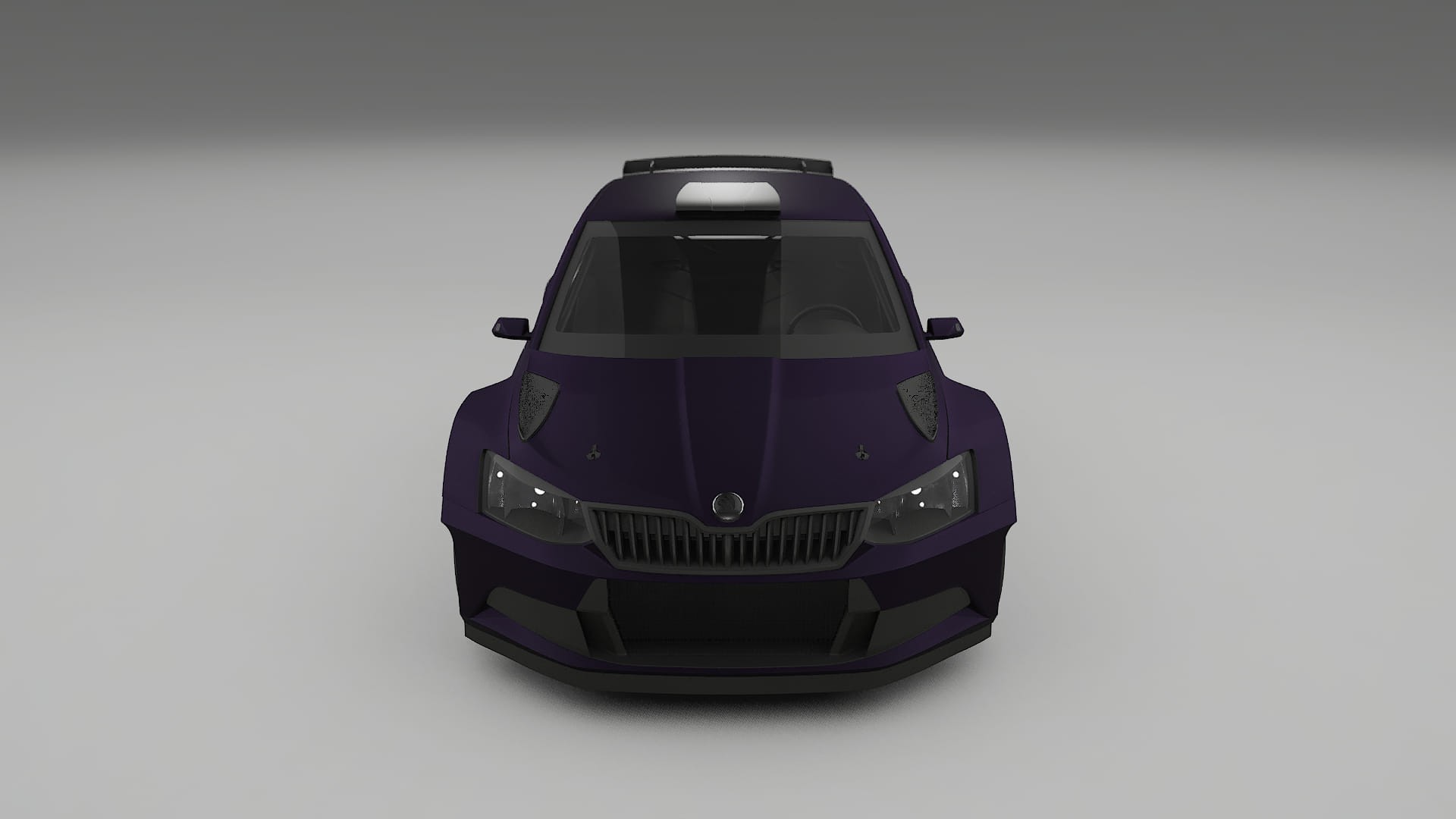 Škoda Fabia R5 6V Filme de Proteção de Pintura TPU | VIOLET PPF de Mudança de Cor – Kit Completo Pré-Cortado