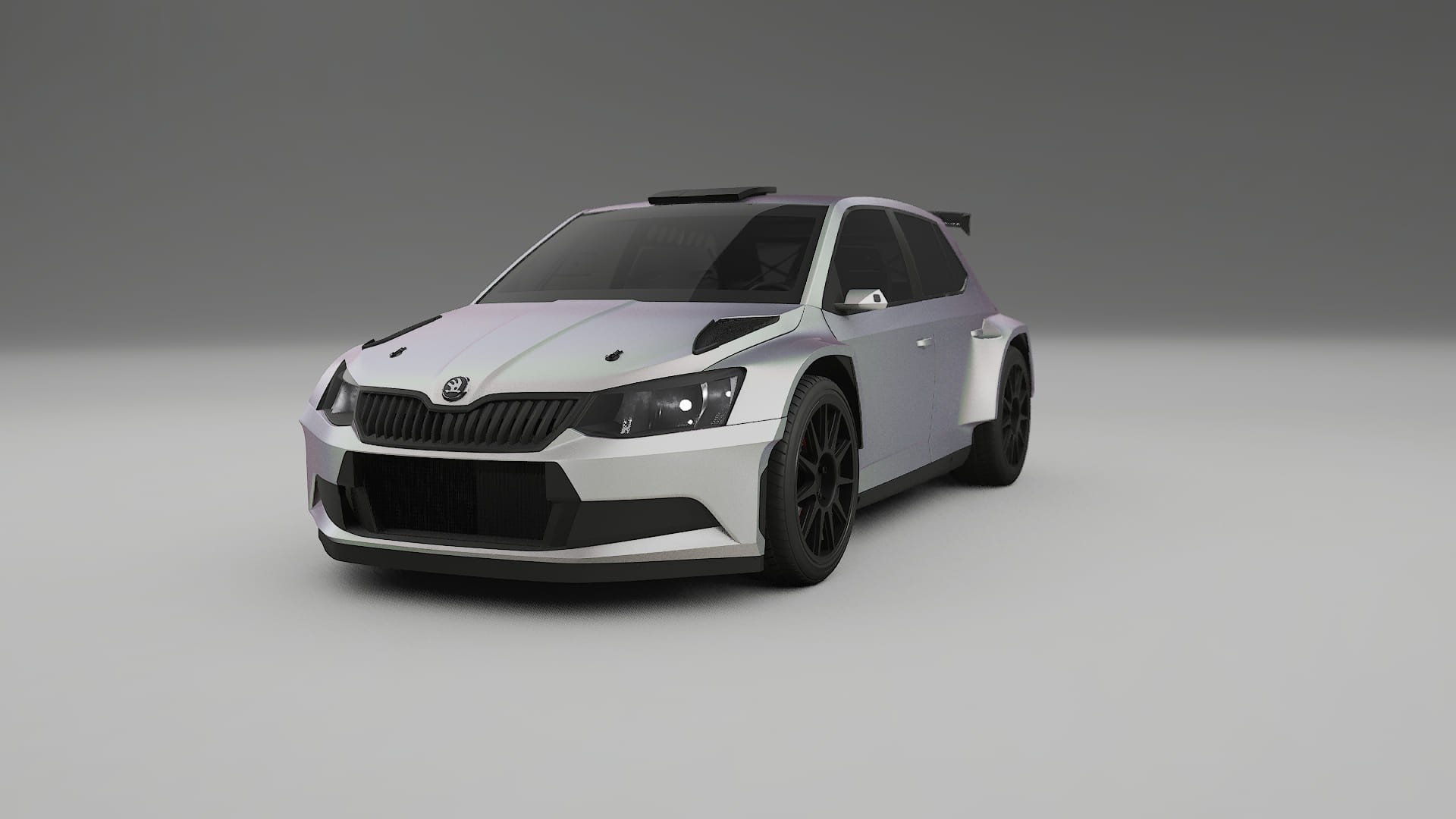 Škoda Fabia R5 6V Filme de Proteção de Pintura TPU | NEBULA PPF de Mudança de Cor – Kit Completo Pré-Cortado