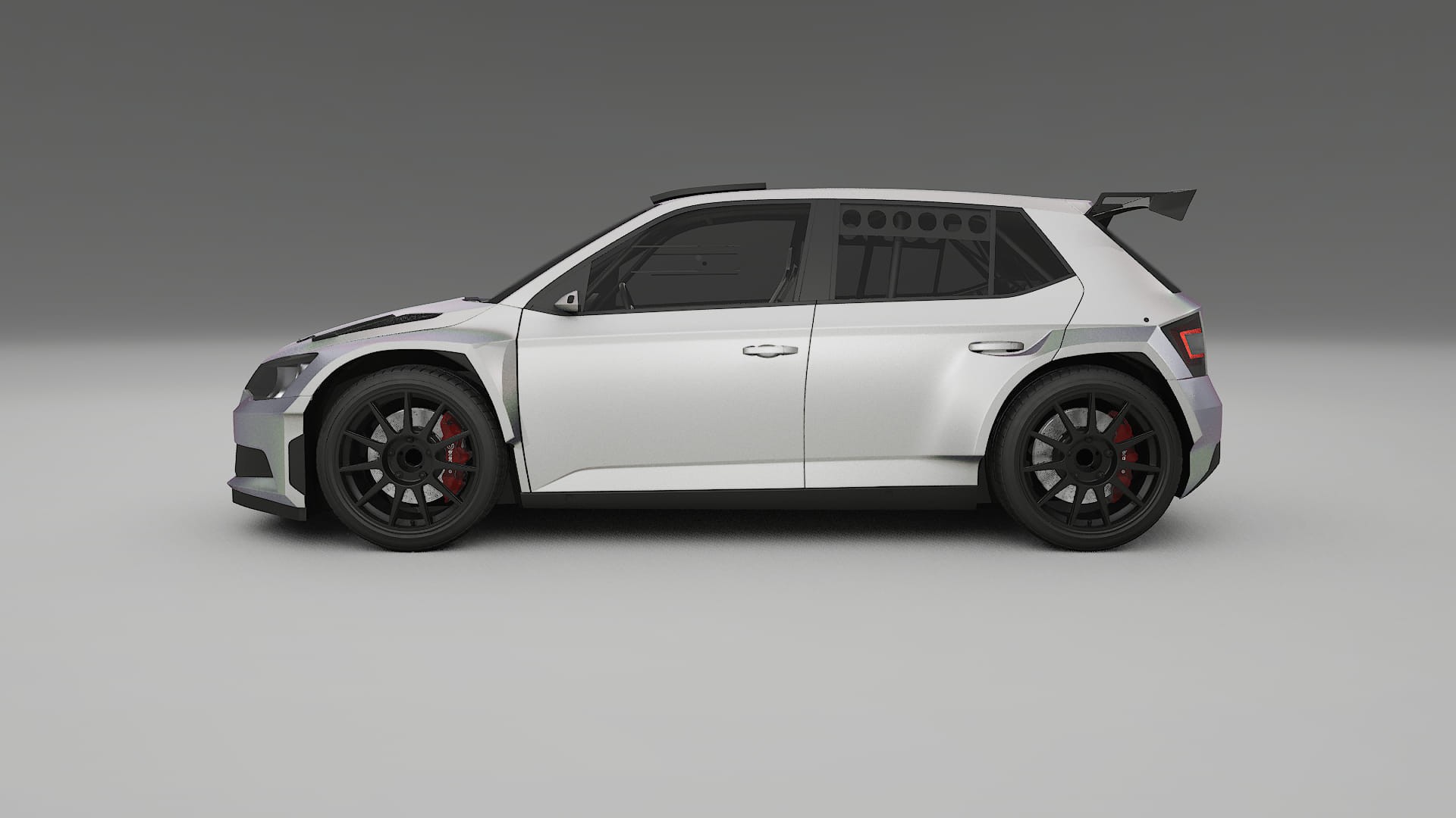 Škoda Fabia R5 6V Filme de Proteção de Pintura TPU | NEBULA PPF de Mudança de Cor – Kit Completo Pré-Cortado