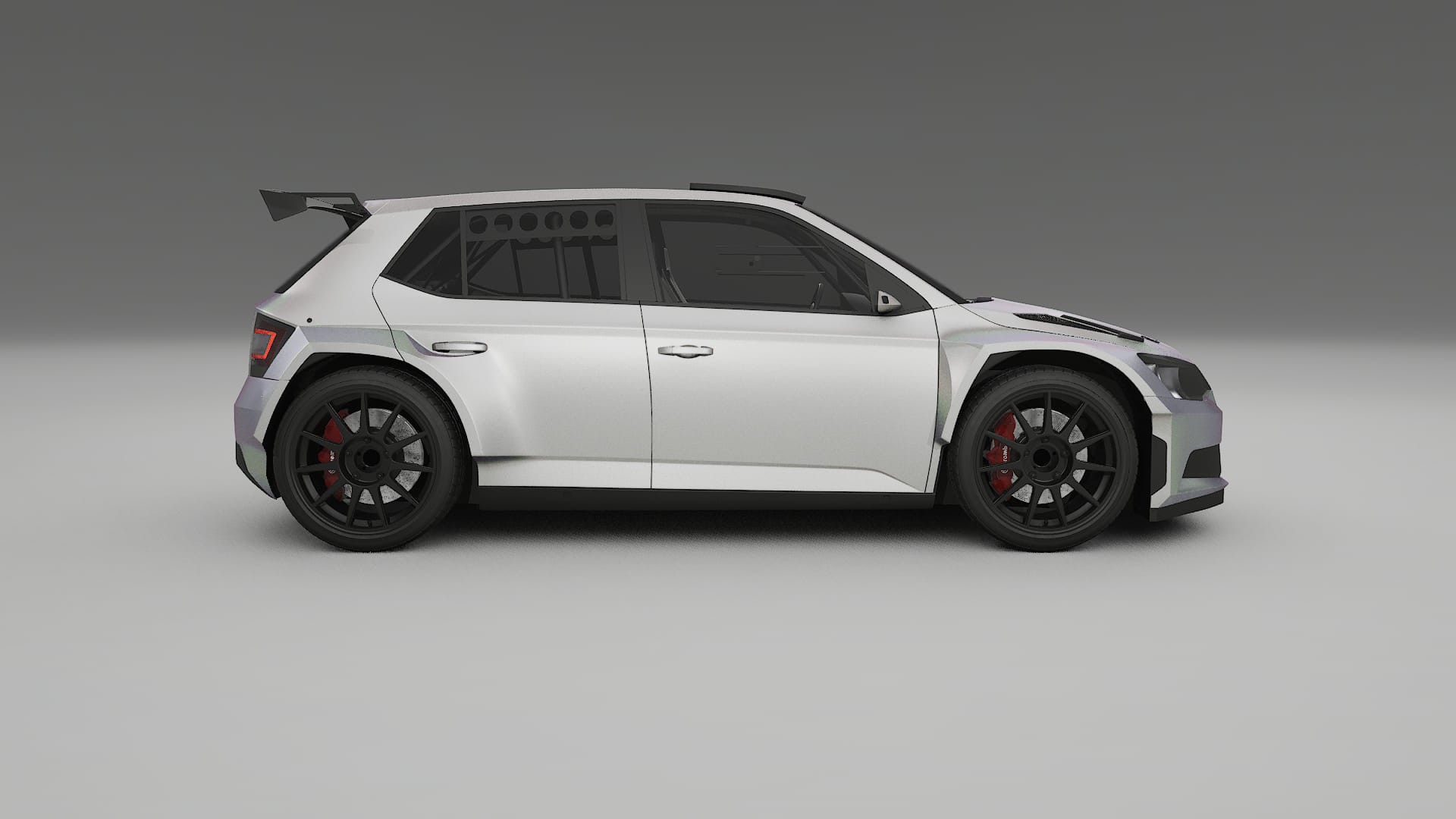 Škoda Fabia R5 6V Filme de Proteção de Pintura TPU | NEBULA PPF de Mudança de Cor – Kit Completo Pré-Cortado