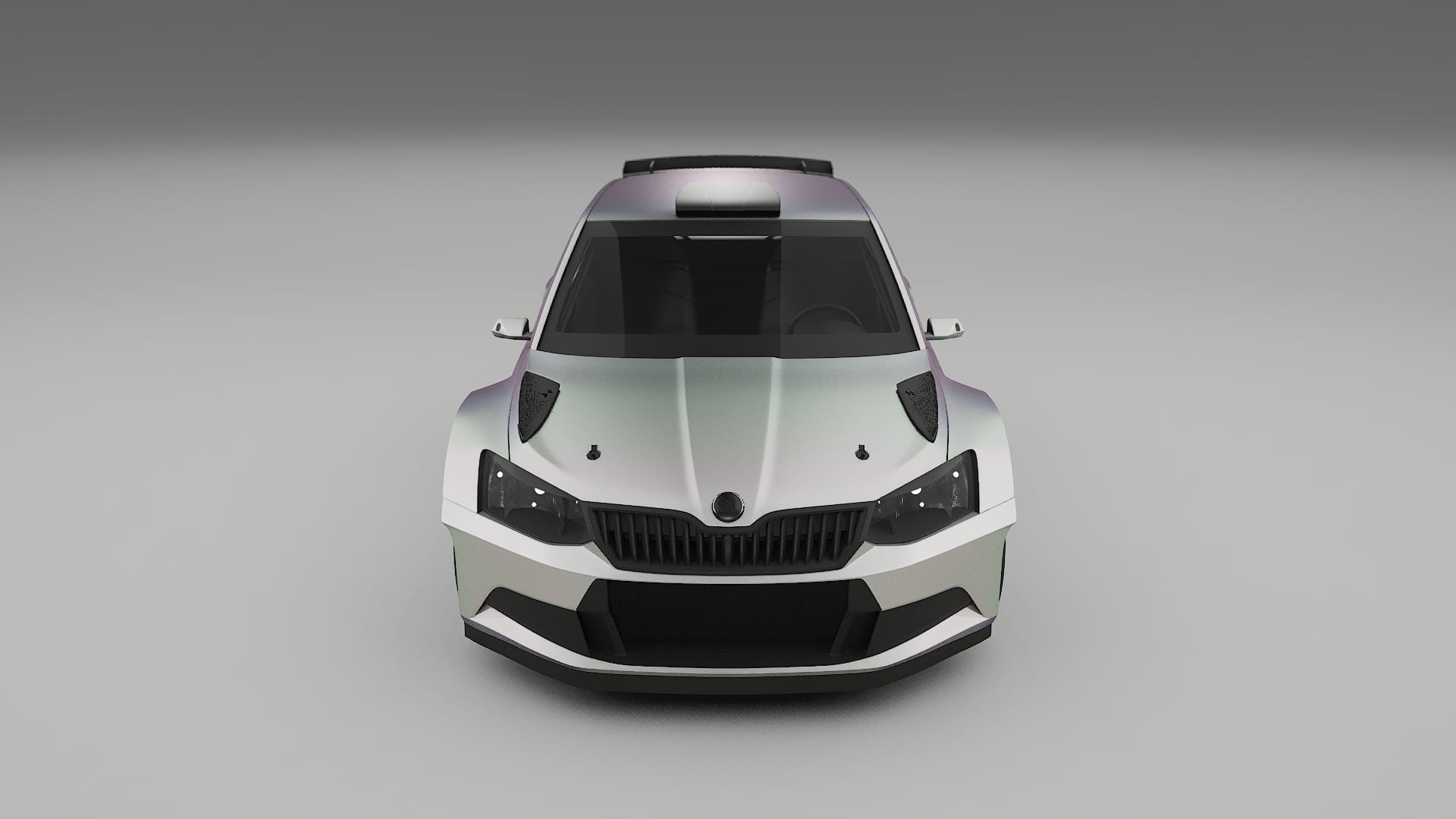 Škoda Fabia R5 6V Filme de Proteção de Pintura TPU | NEBULA PPF de Mudança de Cor – Kit Completo Pré-Cortado