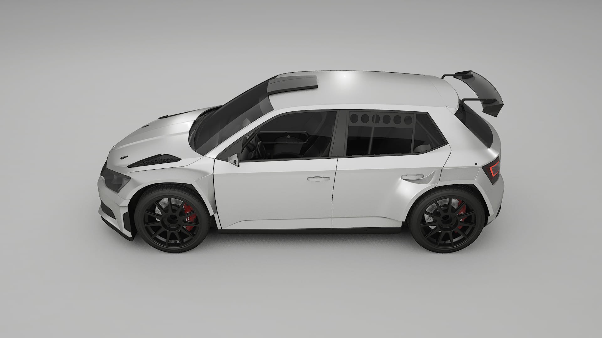 Škoda Fabia R5 6V Filme de Proteção de Pintura TPU | OPAL PPF de Mudança de Cor – Kit Completo Pré-Cortado