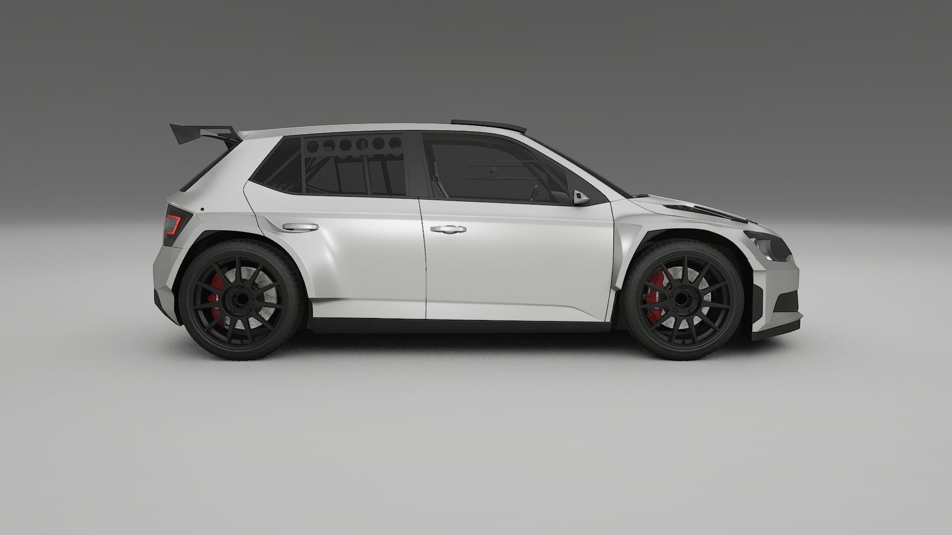 Škoda Fabia R5 6V Filme de Proteção de Pintura TPU | OPAL PPF de Mudança de Cor – Kit Completo Pré-Cortado