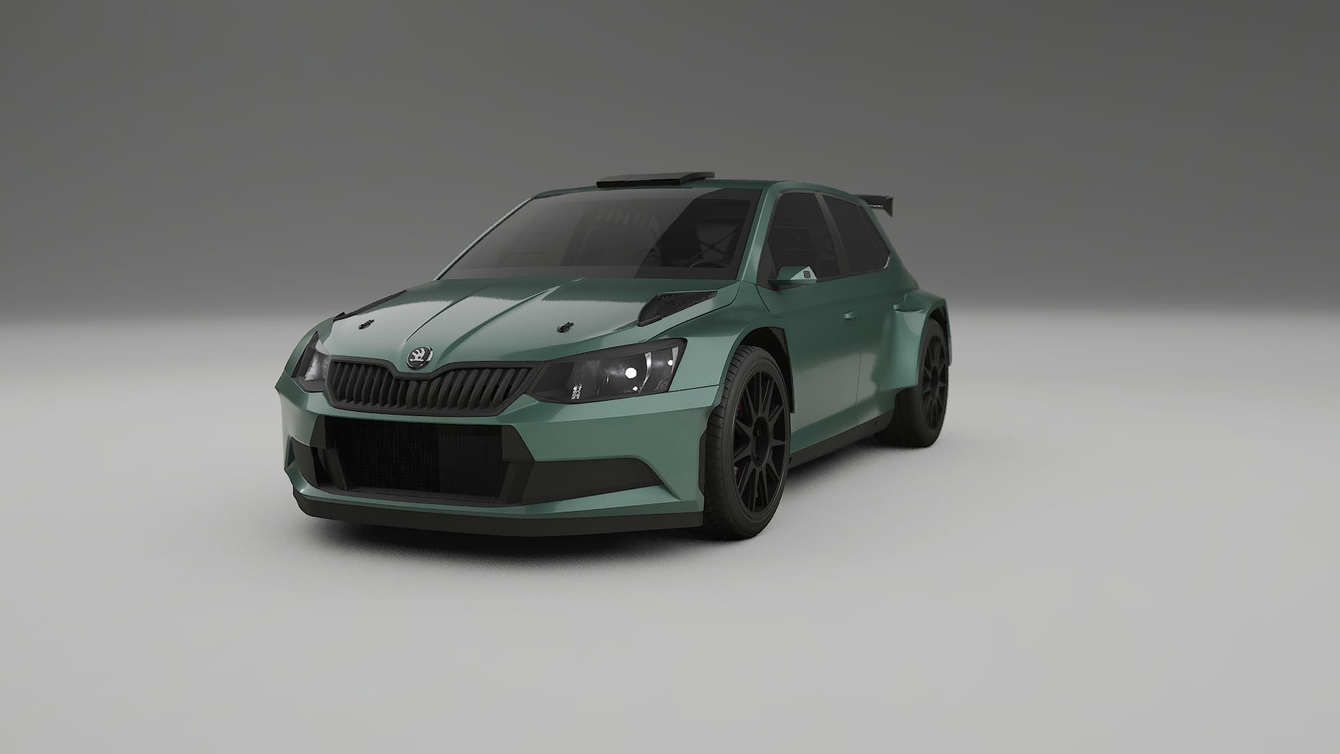 Škoda Fabia R5 6V Filme de Proteção de Pintura TPU | EVERGREEN PPF de Mudança de Cor – Kit Completo Pré-Cortado