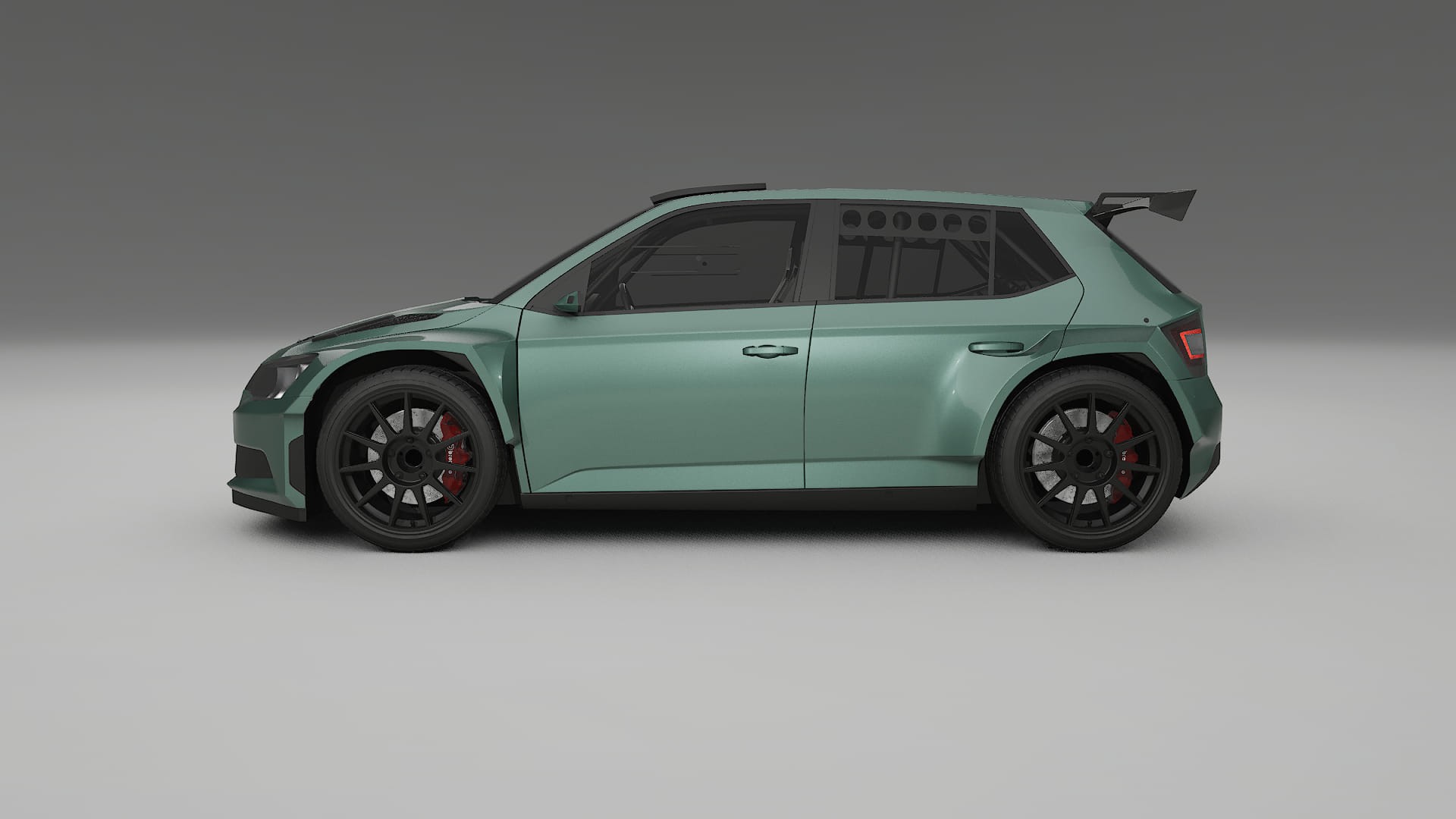 Škoda Fabia R5 6V Filme de Proteção de Pintura TPU | EVERGREEN PPF de Mudança de Cor – Kit Completo Pré-Cortado