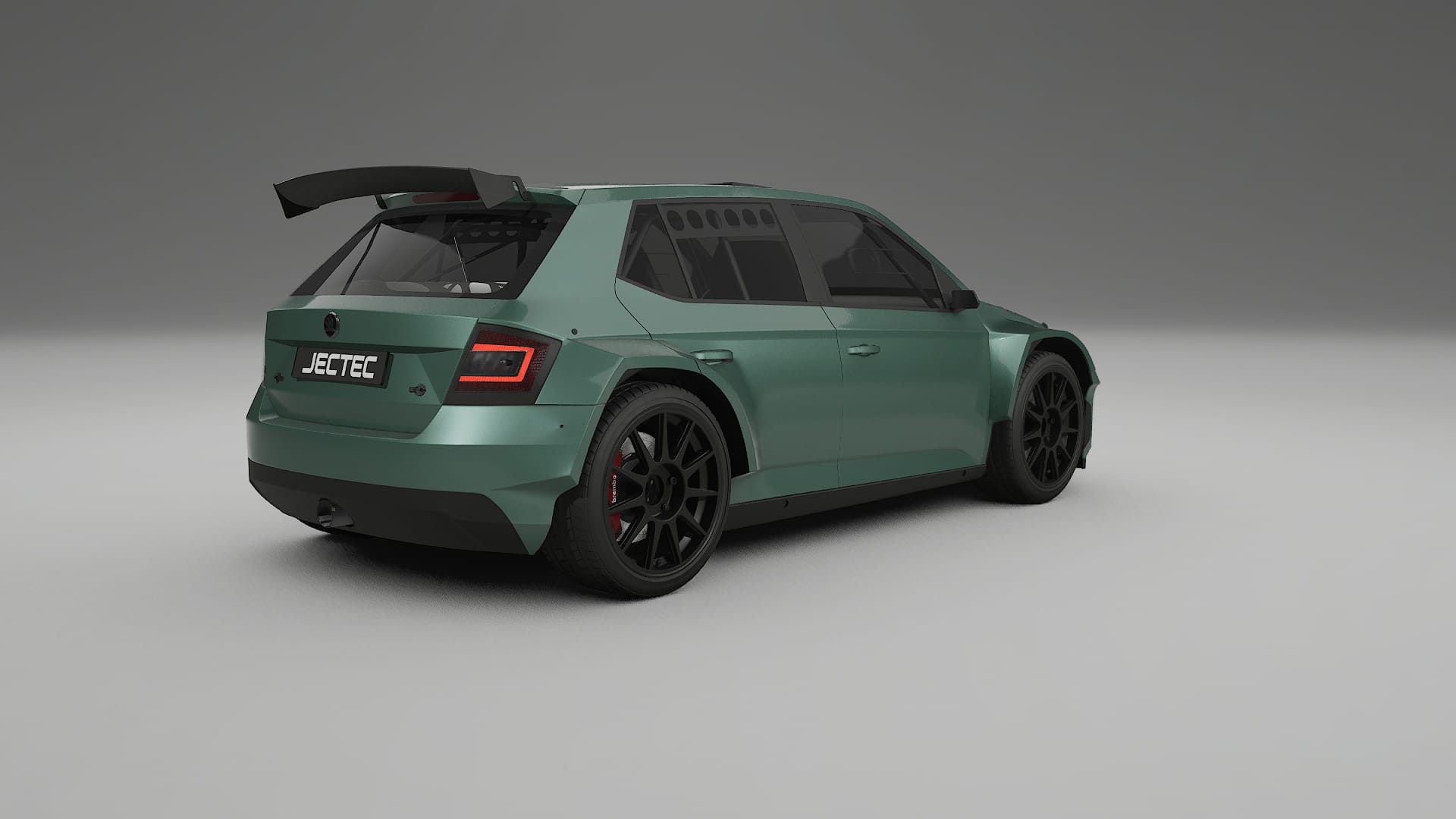 Škoda Fabia R5 6V Filme de Proteção de Pintura TPU | EVERGREEN PPF de Mudança de Cor – Kit Completo Pré-Cortado