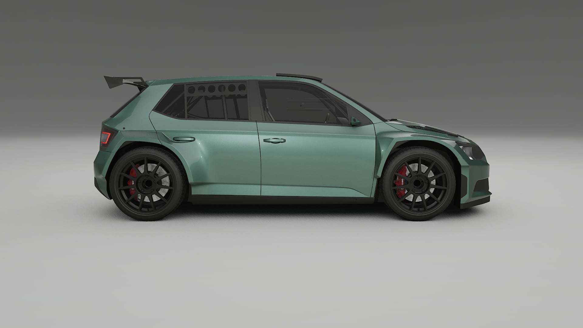 Škoda Fabia R5 6V Filme de Proteção de Pintura TPU | EVERGREEN PPF de Mudança de Cor – Kit Completo Pré-Cortado