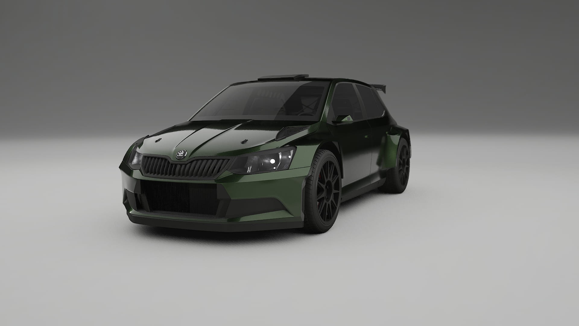 Škoda Fabia R5 6V Filme de Proteção de Pintura TPU | LAGOON PPF de Mudança de Cor – Kit Completo Pré-Cortado
