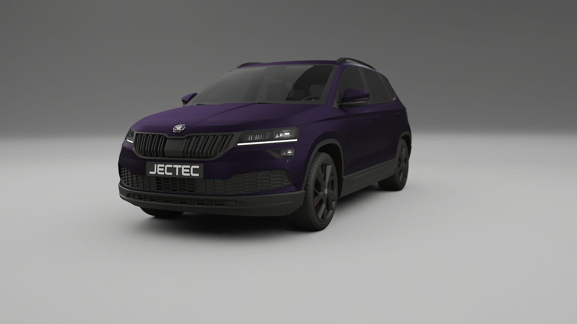 Škoda Karoq NU7 Filme de Proteção de Pintura TPU | VIOLET PPF de Mudança de Cor – Kit Completo Pré-Cortado