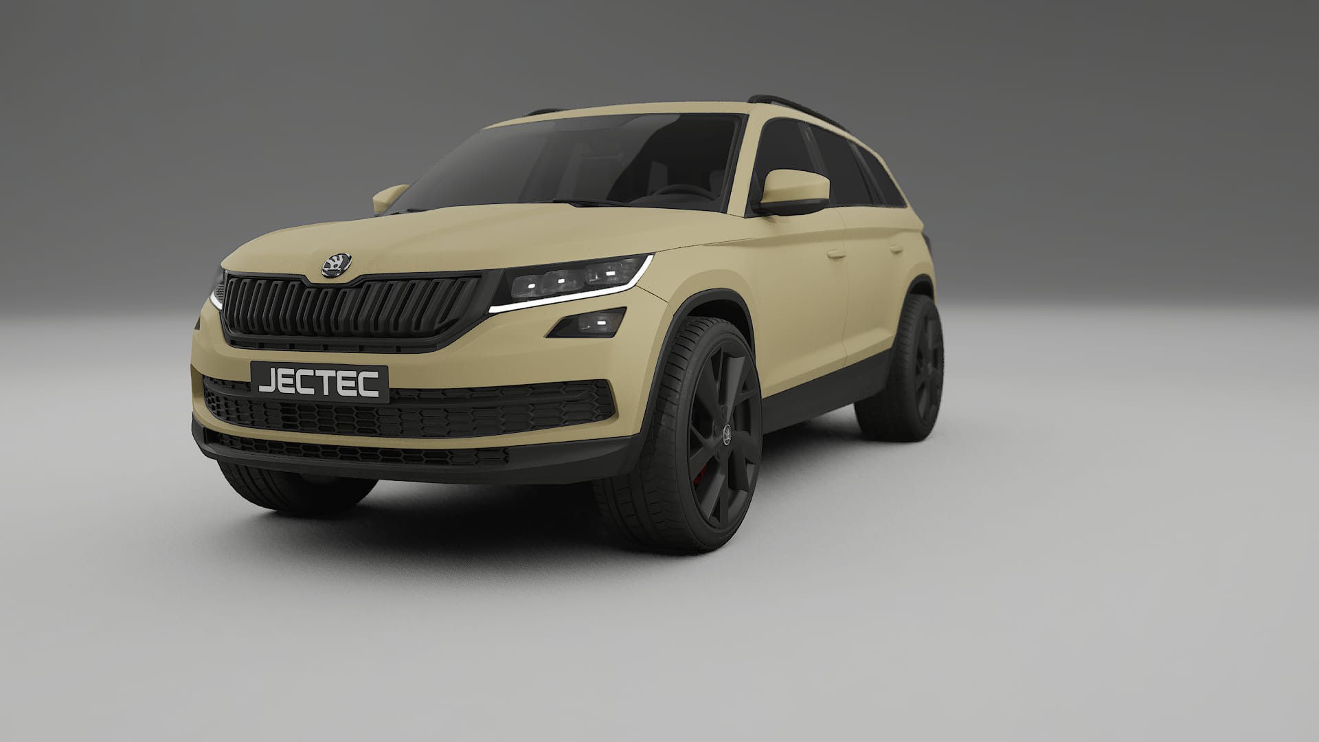 Škoda Kodiaq NS7 Filme de Proteção de Pintura TPU | SAND PPF de Mudança de Cor – Kit Completo Pré-Cortado