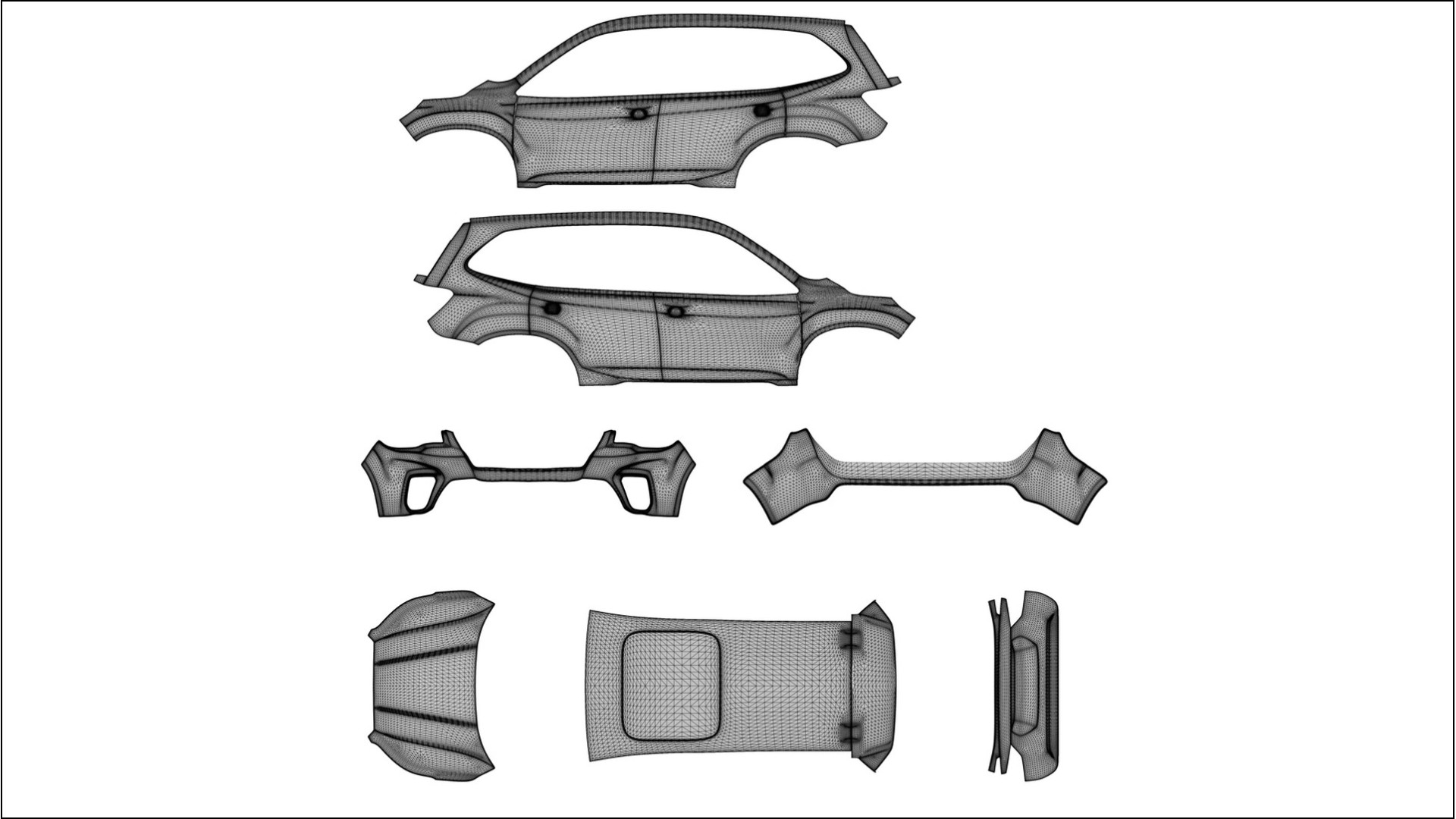 Subaru Forester V SK prefacelift pre LCI Filme de Proteção de Pintura TPU | GRANITE PPF de Mudança de Cor – Kit Completo Pr 2