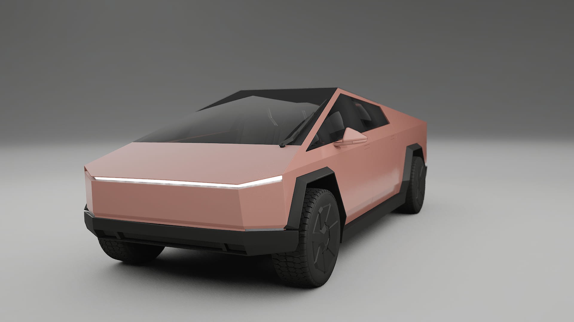 Tesla Cybertruck Filme de Proteção de Pintura TPU | BLUSH PPF de Mudança de Cor – Kit Completo Pré-Cortado