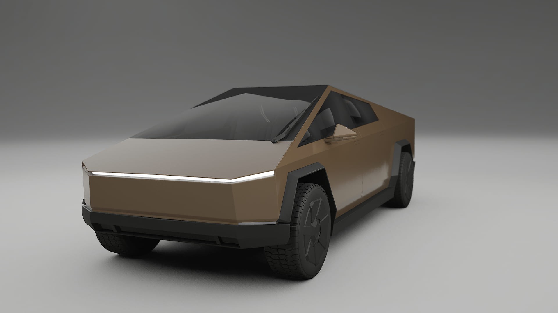 Tesla Cybertruck Filme de Proteção de Pintura TPU | SAHARA PPF de Mudança de Cor – Kit Completo Pré-Cortado