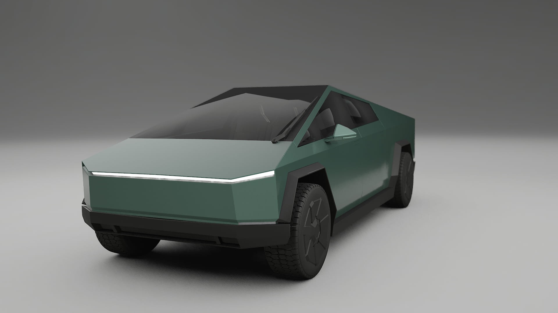Tesla Cybertruck Filme de Proteção de Pintura TPU | EVERGREEN PPF de Mudança de Cor – Kit Completo Pré-Cortado