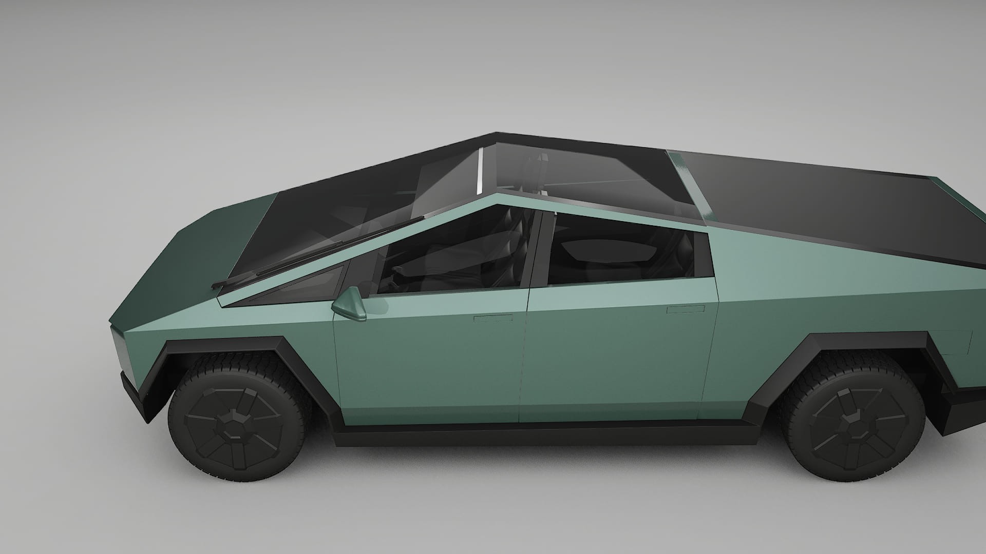 Tesla Cybertruck Filme de Proteção de Pintura TPU | EVERGREEN PPF de Mudança de Cor – Kit Completo Pré-Cortado