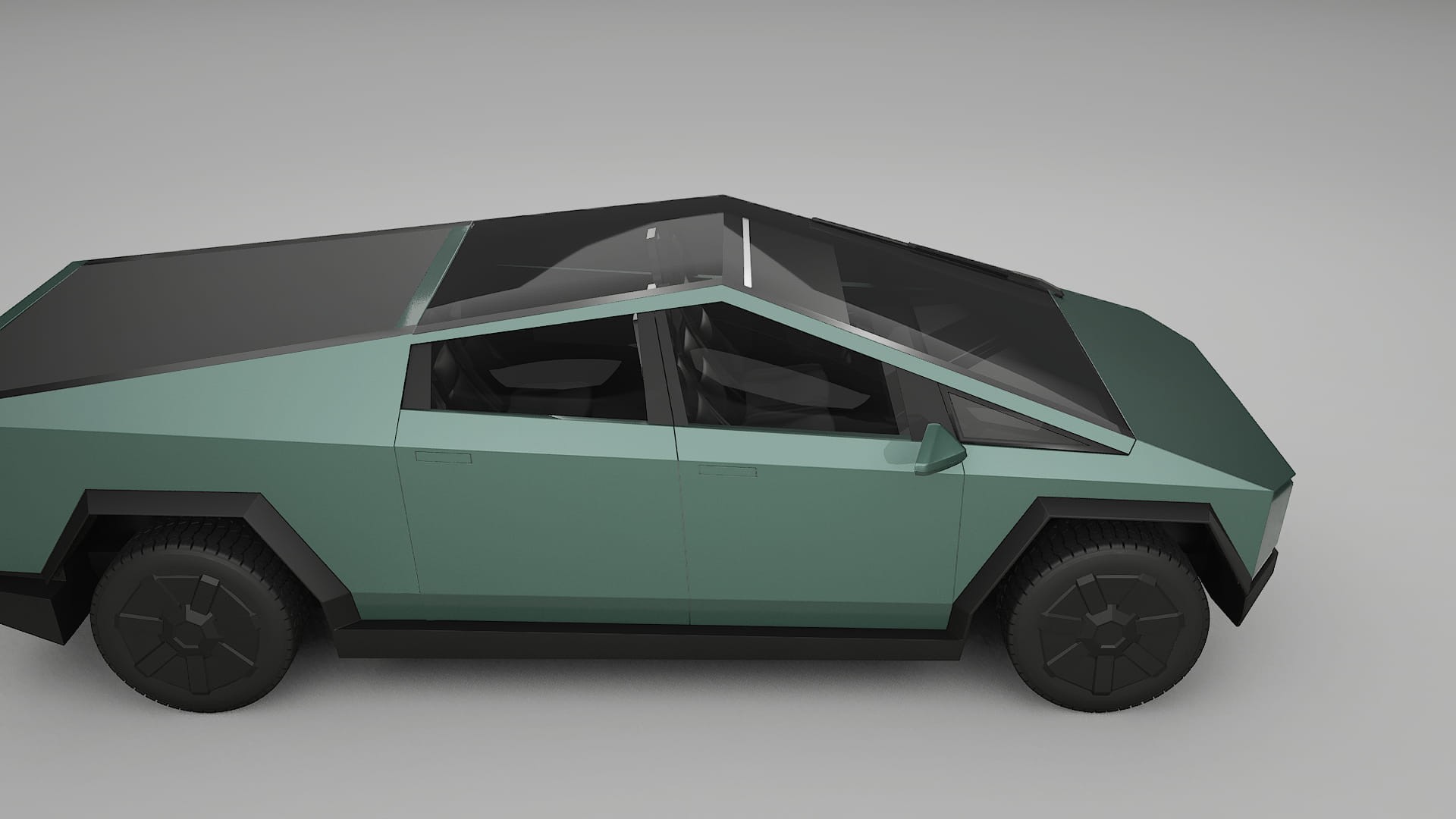 Tesla Cybertruck Filme de Proteção de Pintura TPU | EVERGREEN PPF de Mudança de Cor – Kit Completo Pré-Cortado