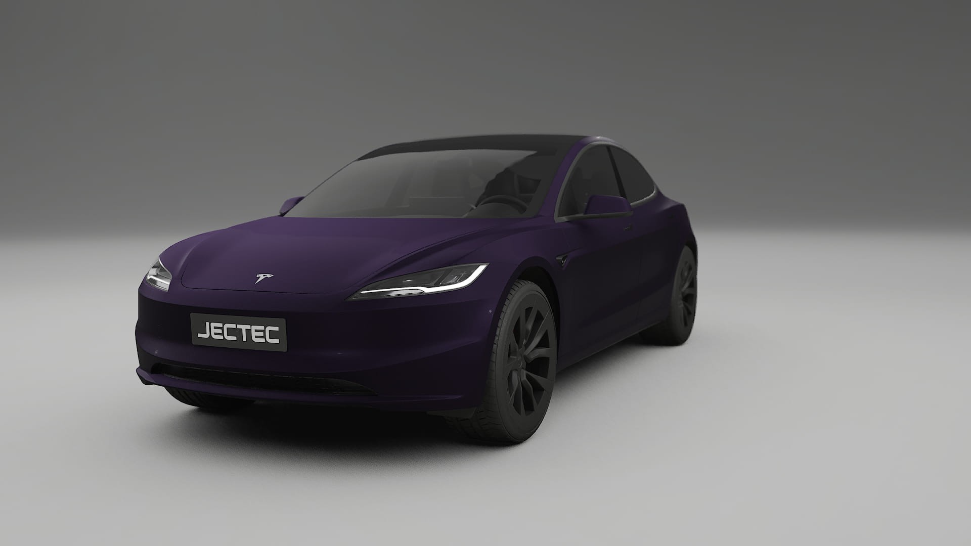 Tesla Model3 Highland Filme de Proteção de Pintura TPU | VIOLET PPF de Mudança de Cor – Kit Completo Pré-Cortado